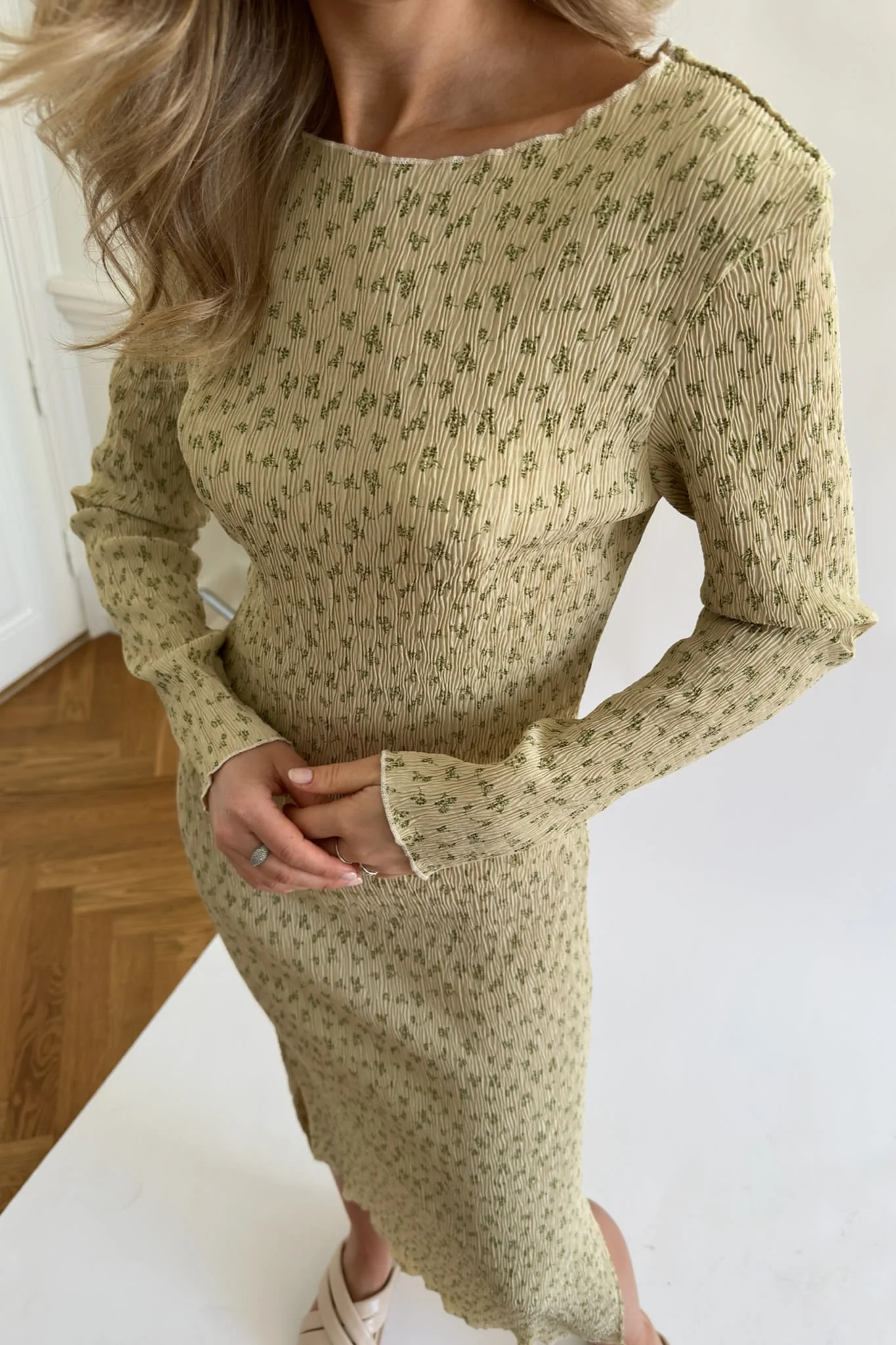 OdaIC Dress - Yellow Tiny Blossom - Image 4