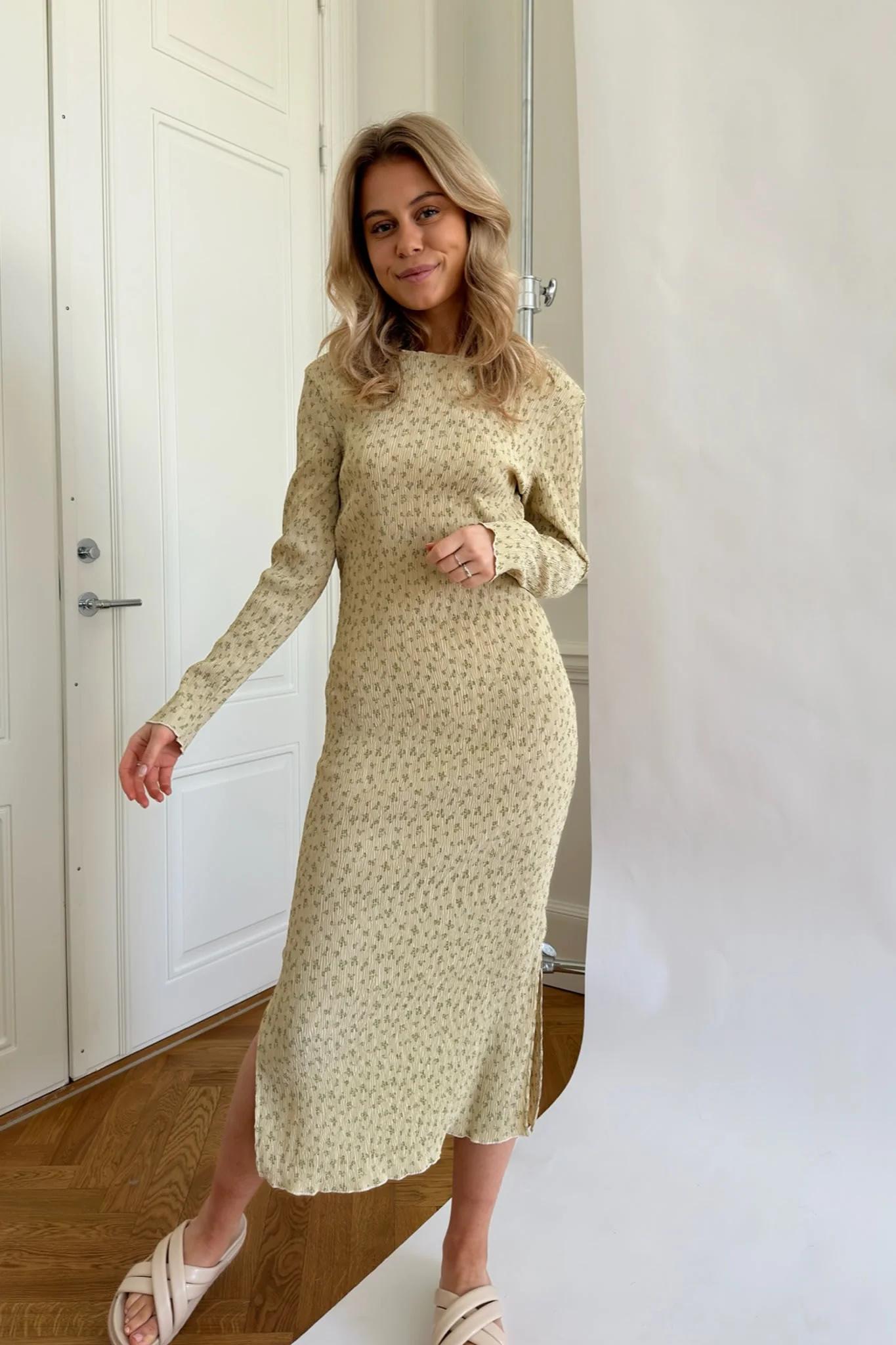 OdaIC Dress - Yellow Tiny Blossom - Image 6