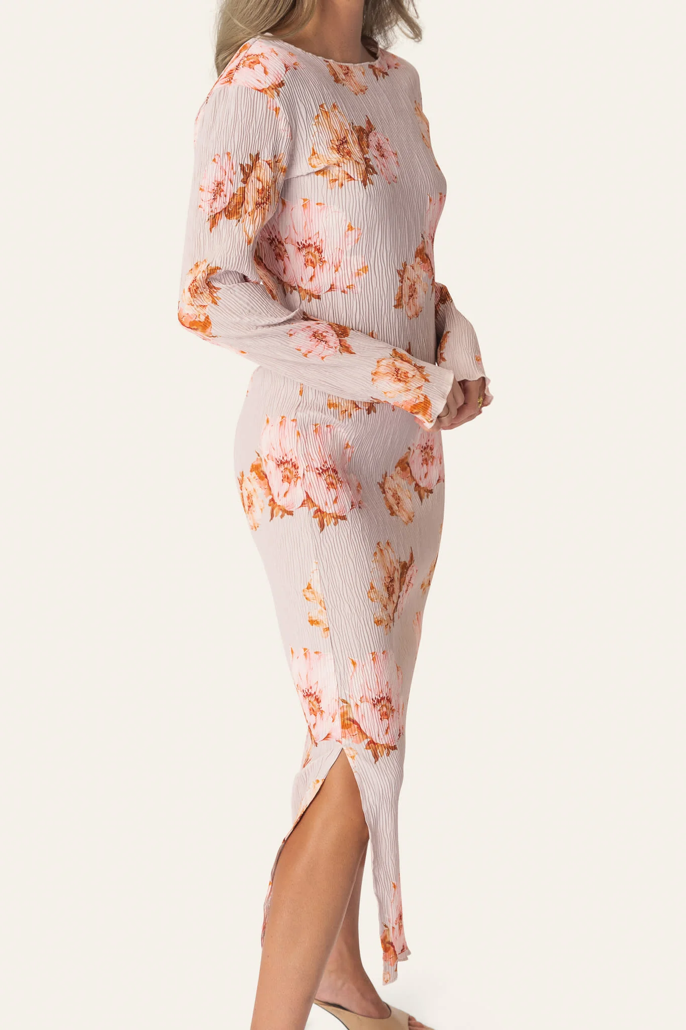 OdaIC Dress - Dusty Rose Print - Image 3