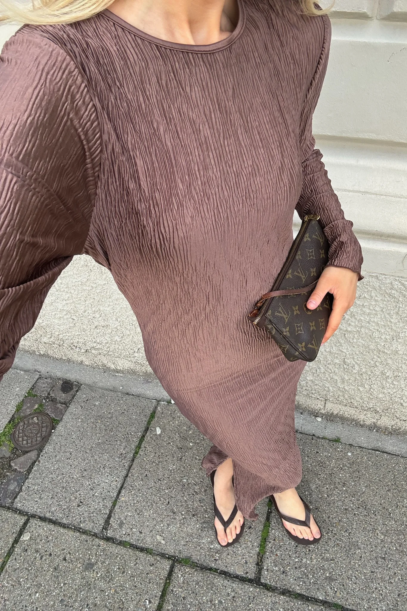 OdaIC Dress - Dark Brown - Image 2
