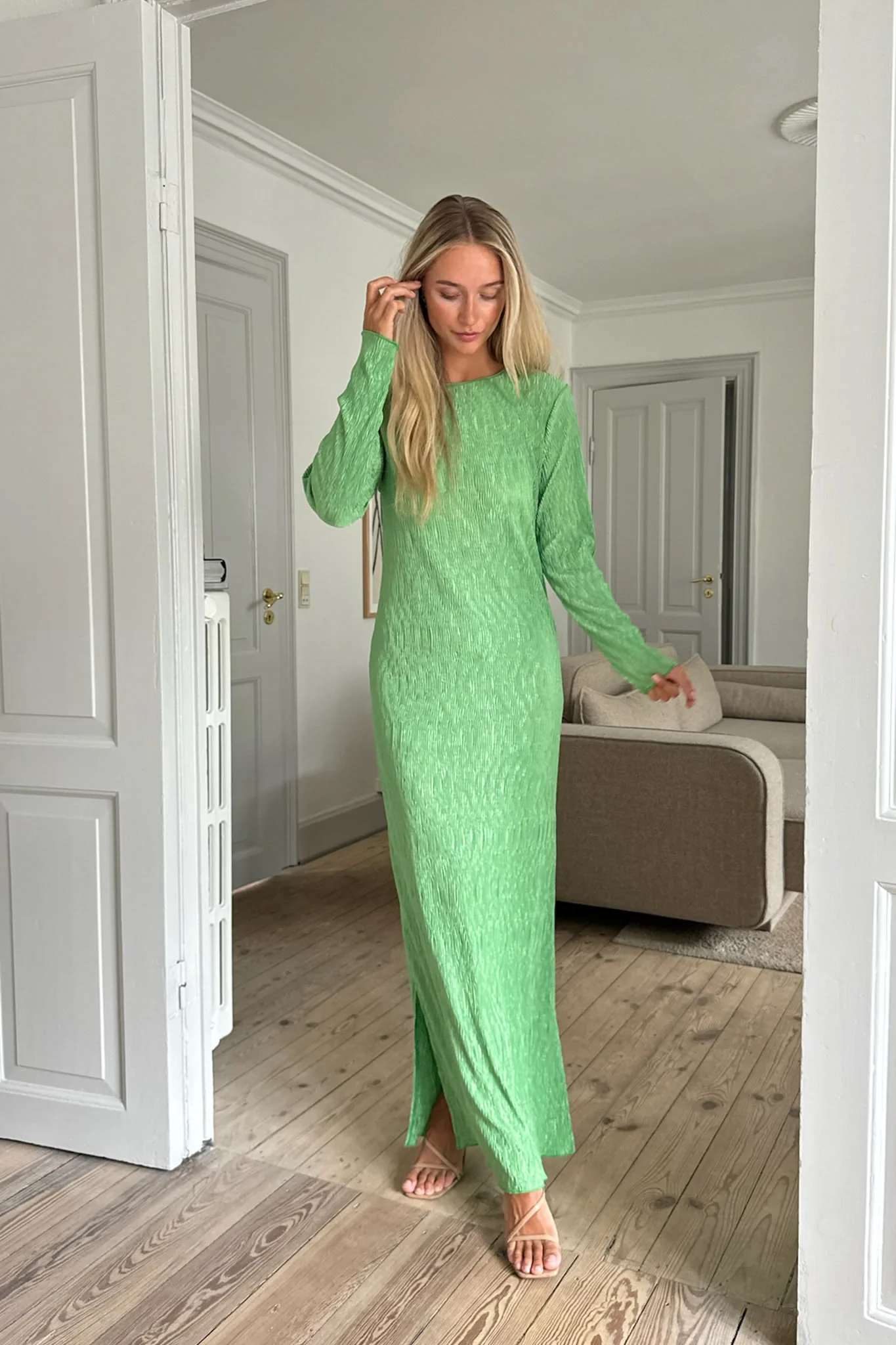 OdaIC Maxi Dress - Green - Image 2