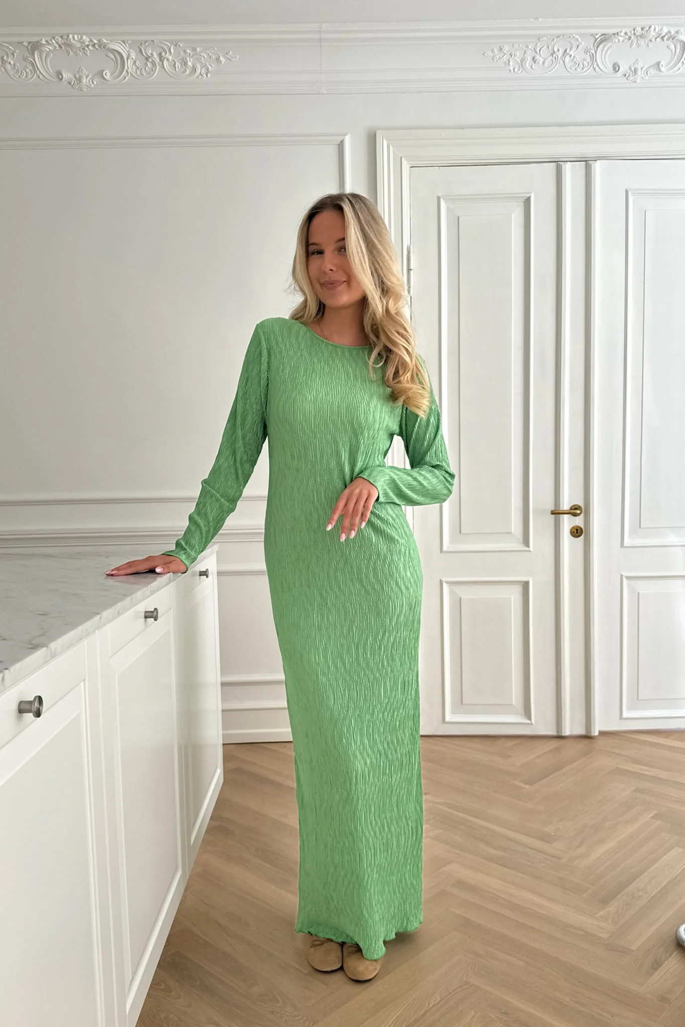OdaIC Maxi Dress - Green - Image 7