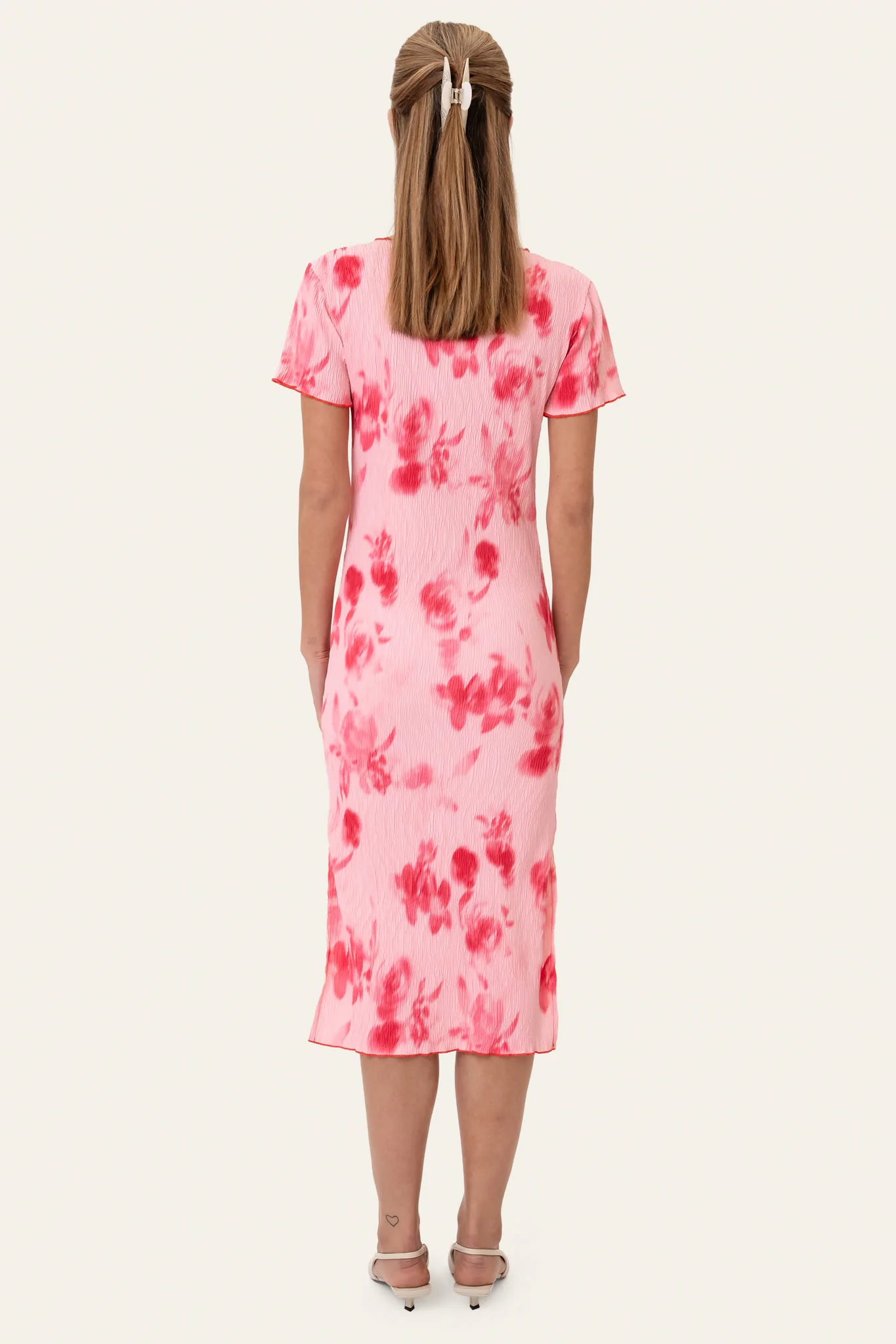 OdaIC SS Dress - Abstract Pink Flower Print - Image 6
