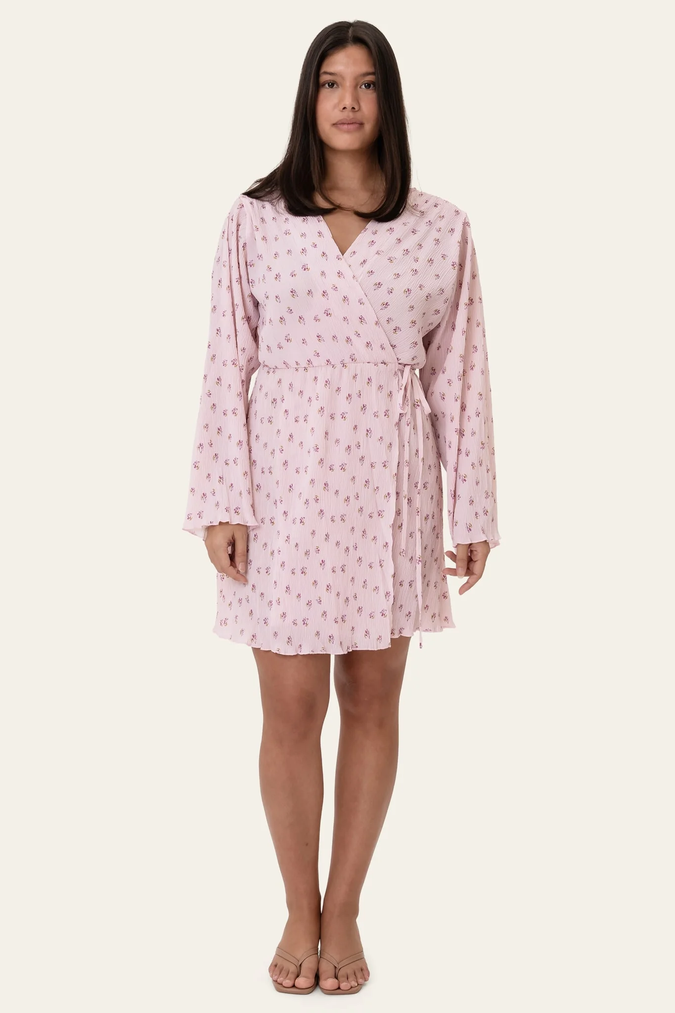 OfeliaIC Wrap Dress - Pink - Image 5