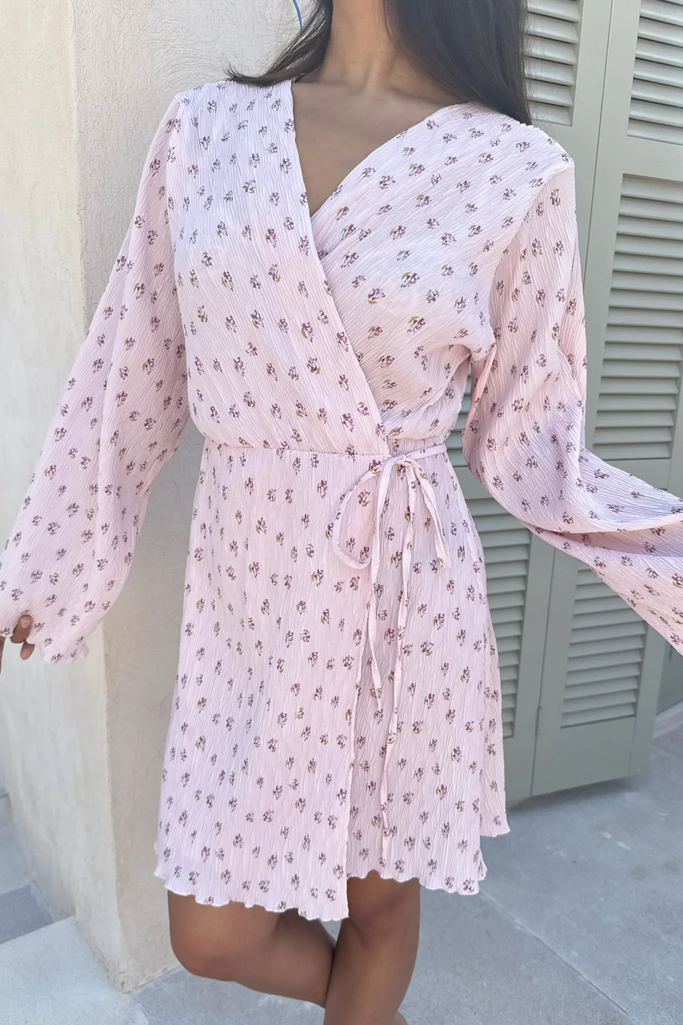 OfeliaIC Wrap Dress - Pink - Image 7