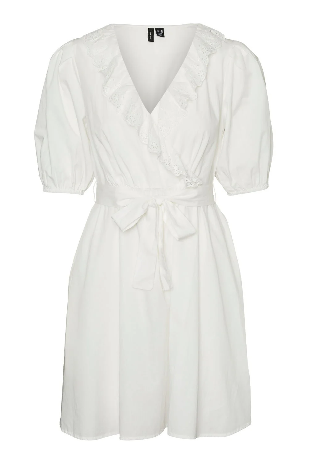 VMOllie Short Dress - Snow White - Image 4