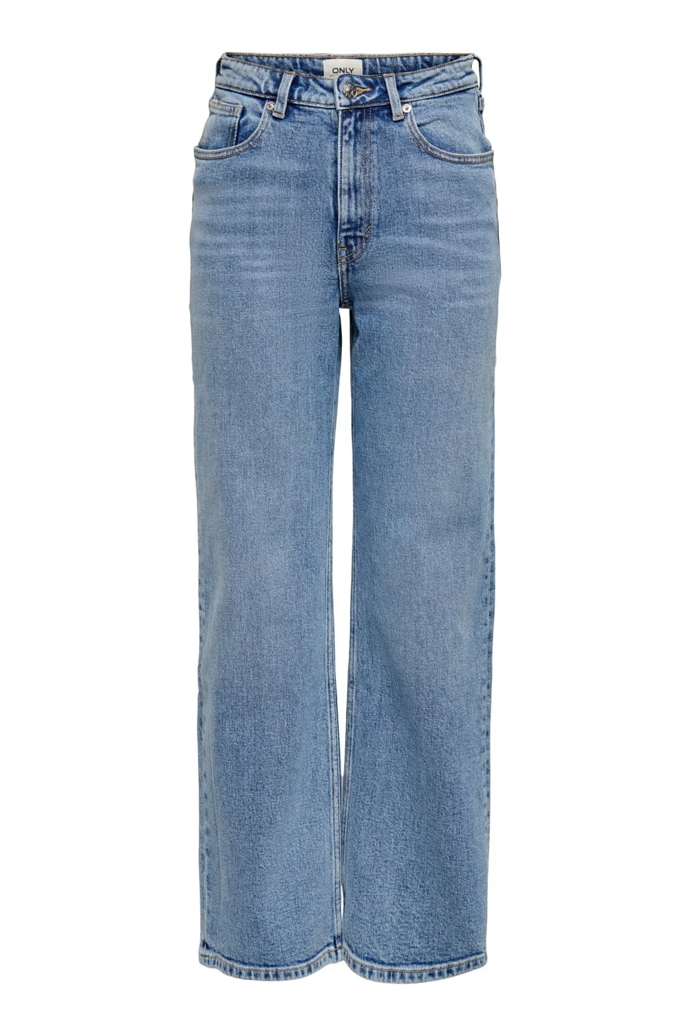 ONLJuicy HW Wide Leg Pants - Medium Blue Denim - Image 8