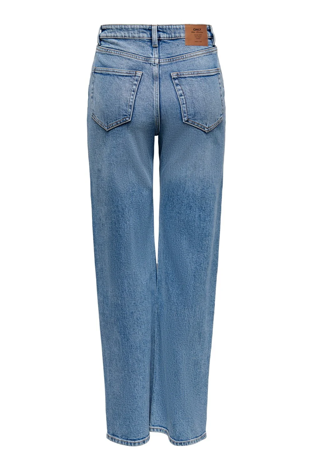 ONLJuicy HW Wide Leg Pants - Medium Blue Denim - Image 9