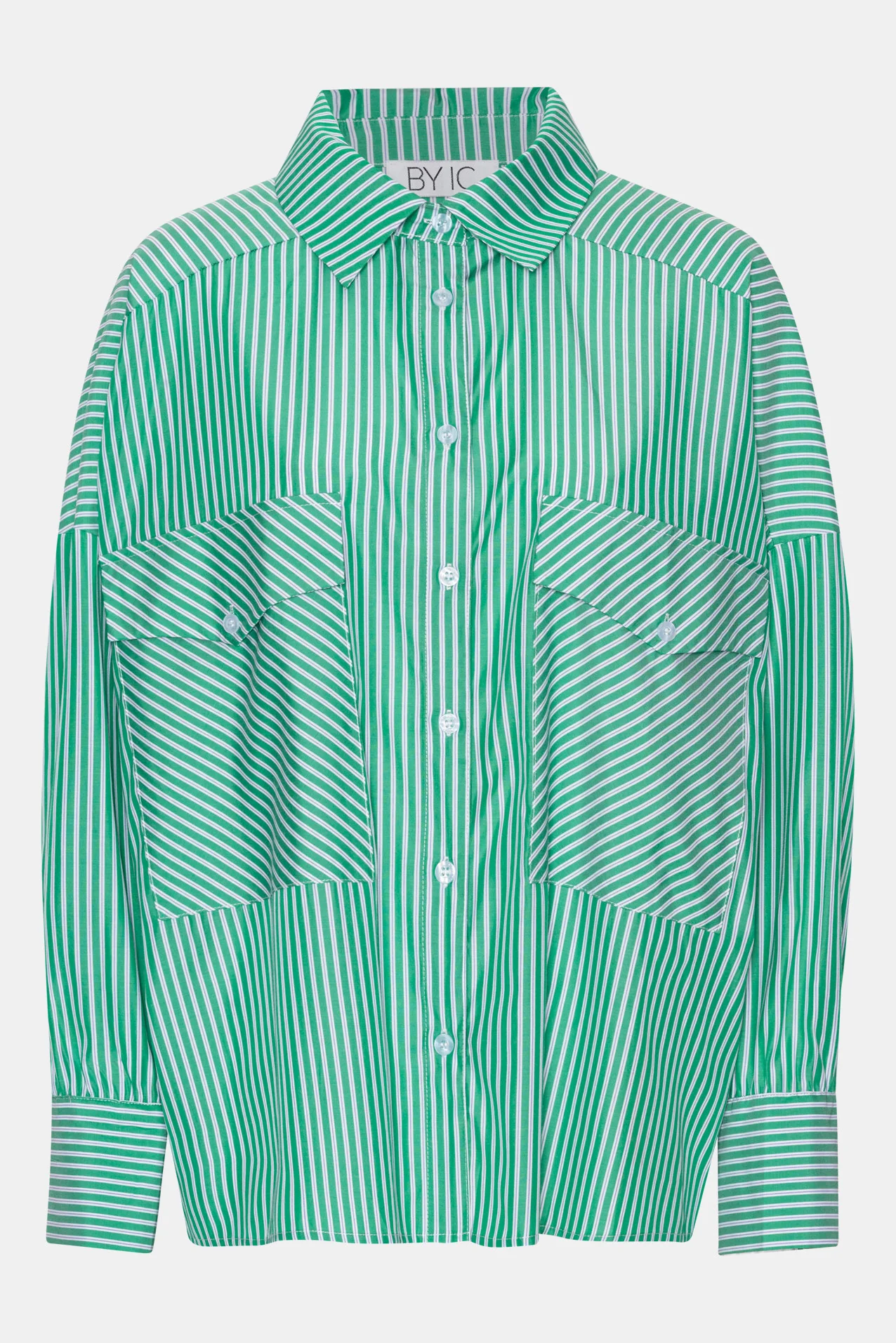 RilloIC Shirt - Green White Stripes - Image 9