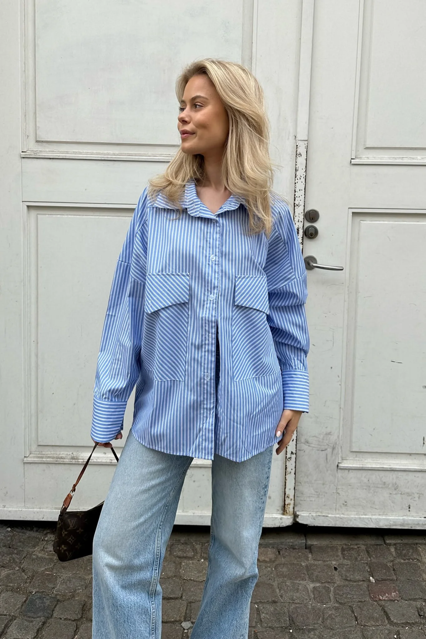 RilloIC Shirt - Blue White Stripes - Image 11