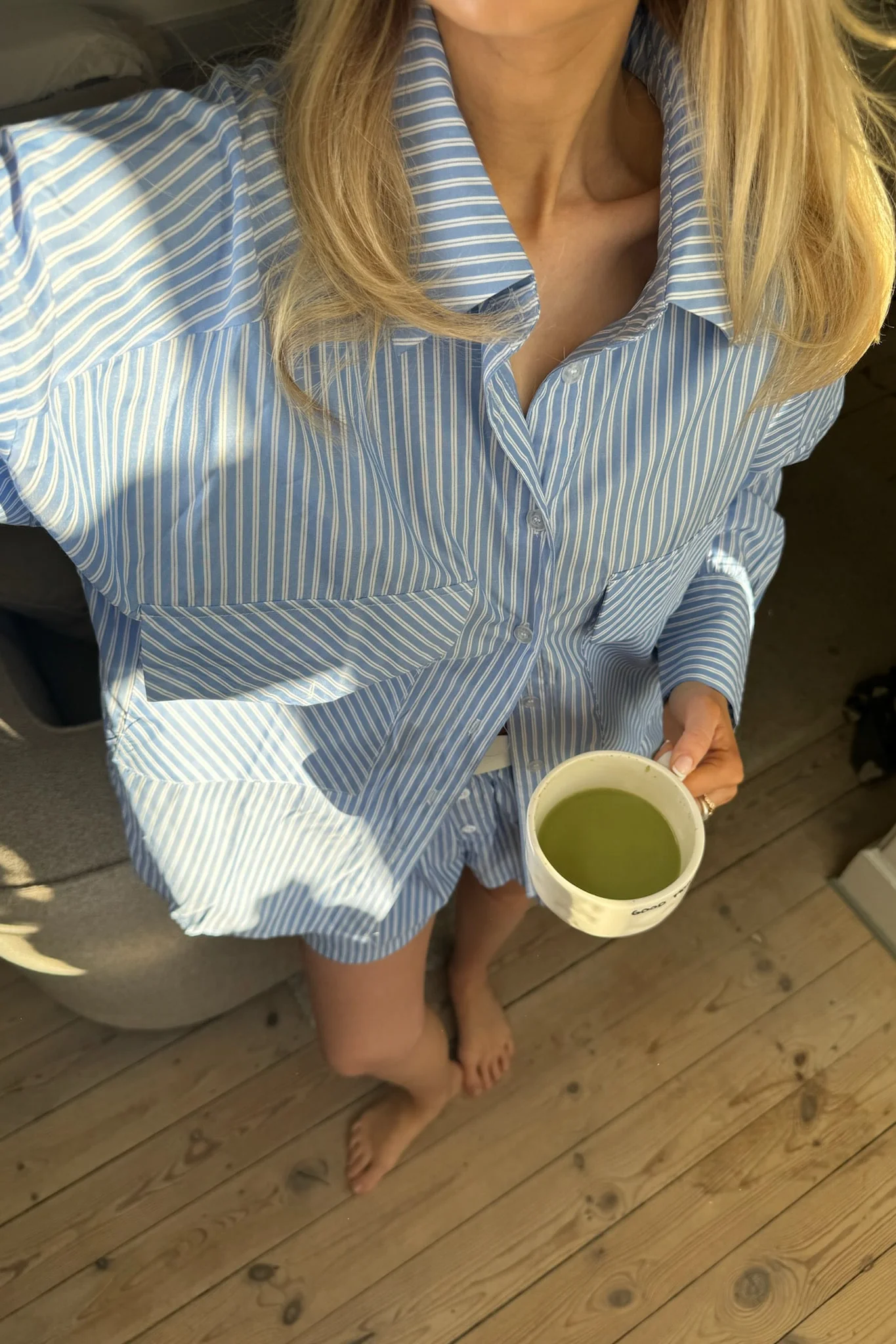 RilloIC Shirt - Blue White Stripes - Image 8
