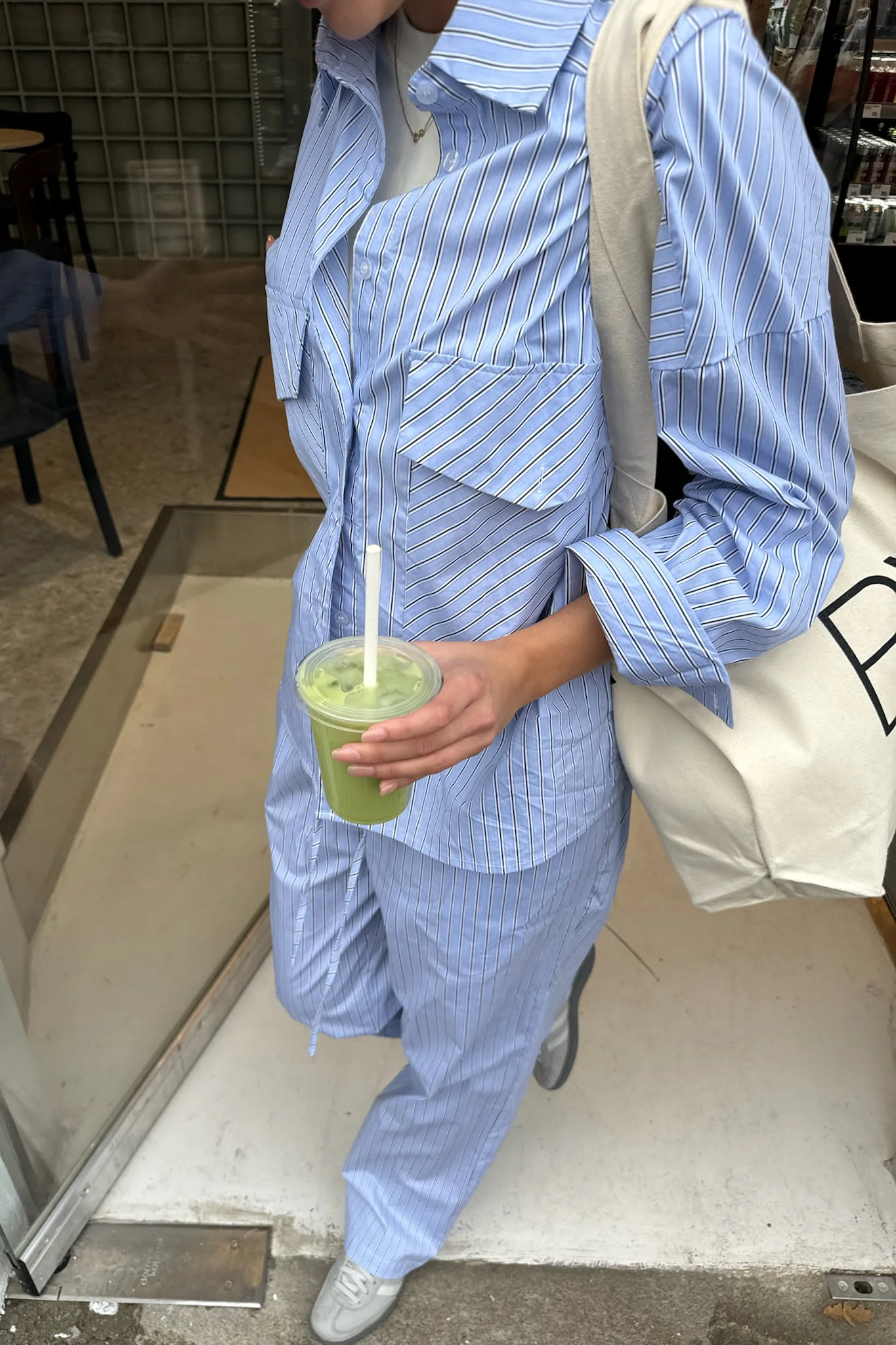 RilloIC Shirt - Light Blue White Stripe - Image 11