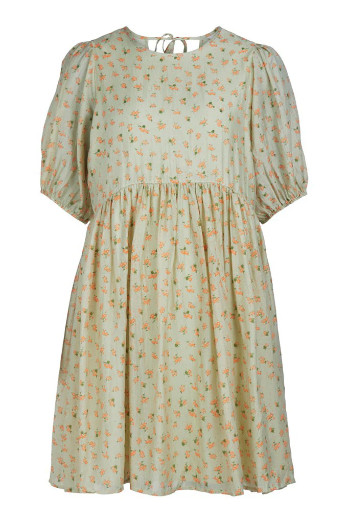OBJSabira 2/4 Short Dress - Seagrass - Image 4