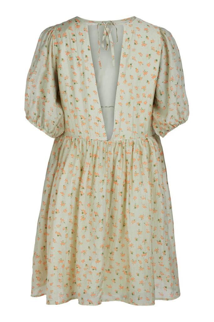 OBJSabira 2/4 Short Dress - Seagrass - Image 5