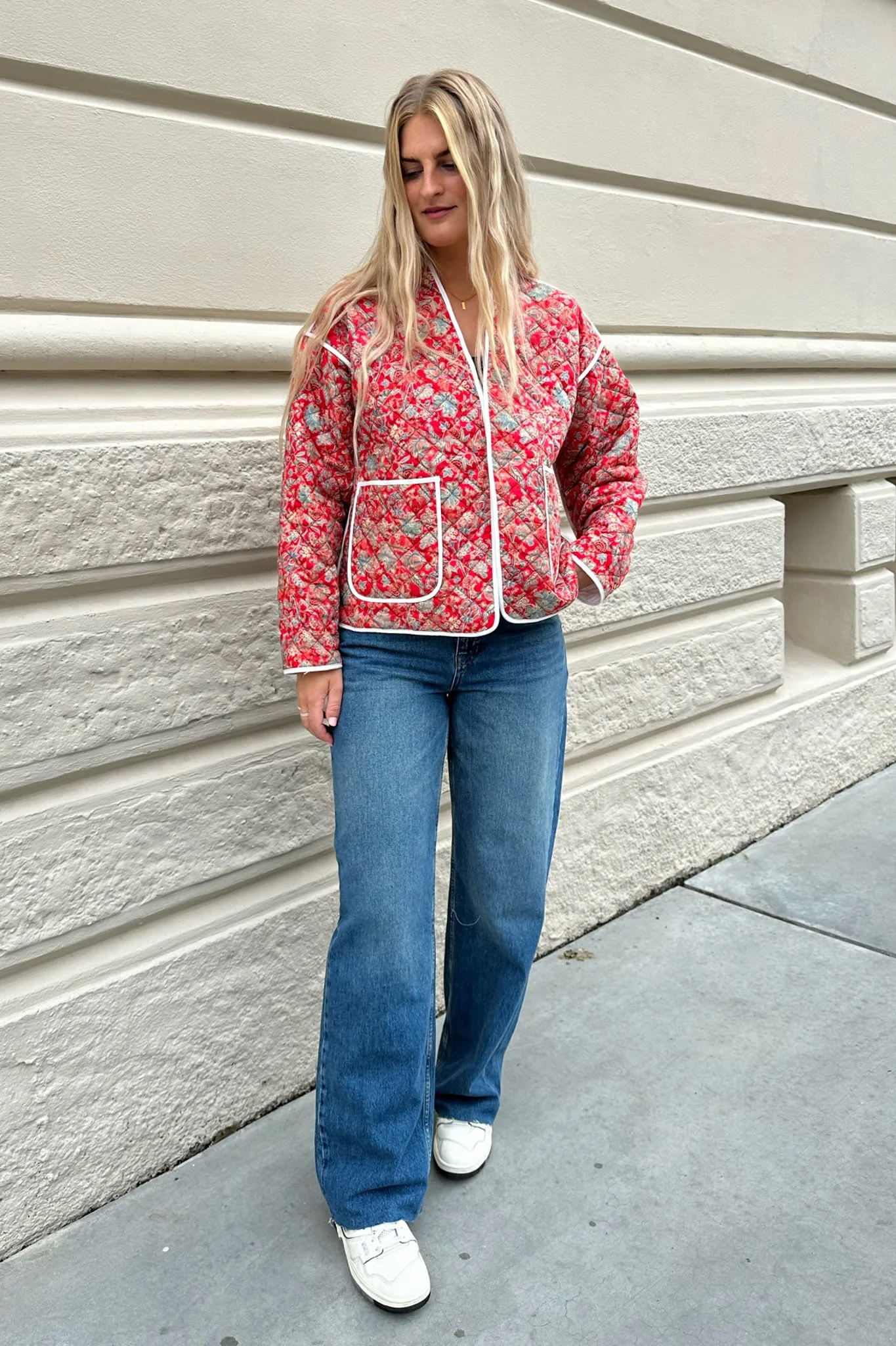 SagaIC Jacket - Red Wild Flower - Image 3