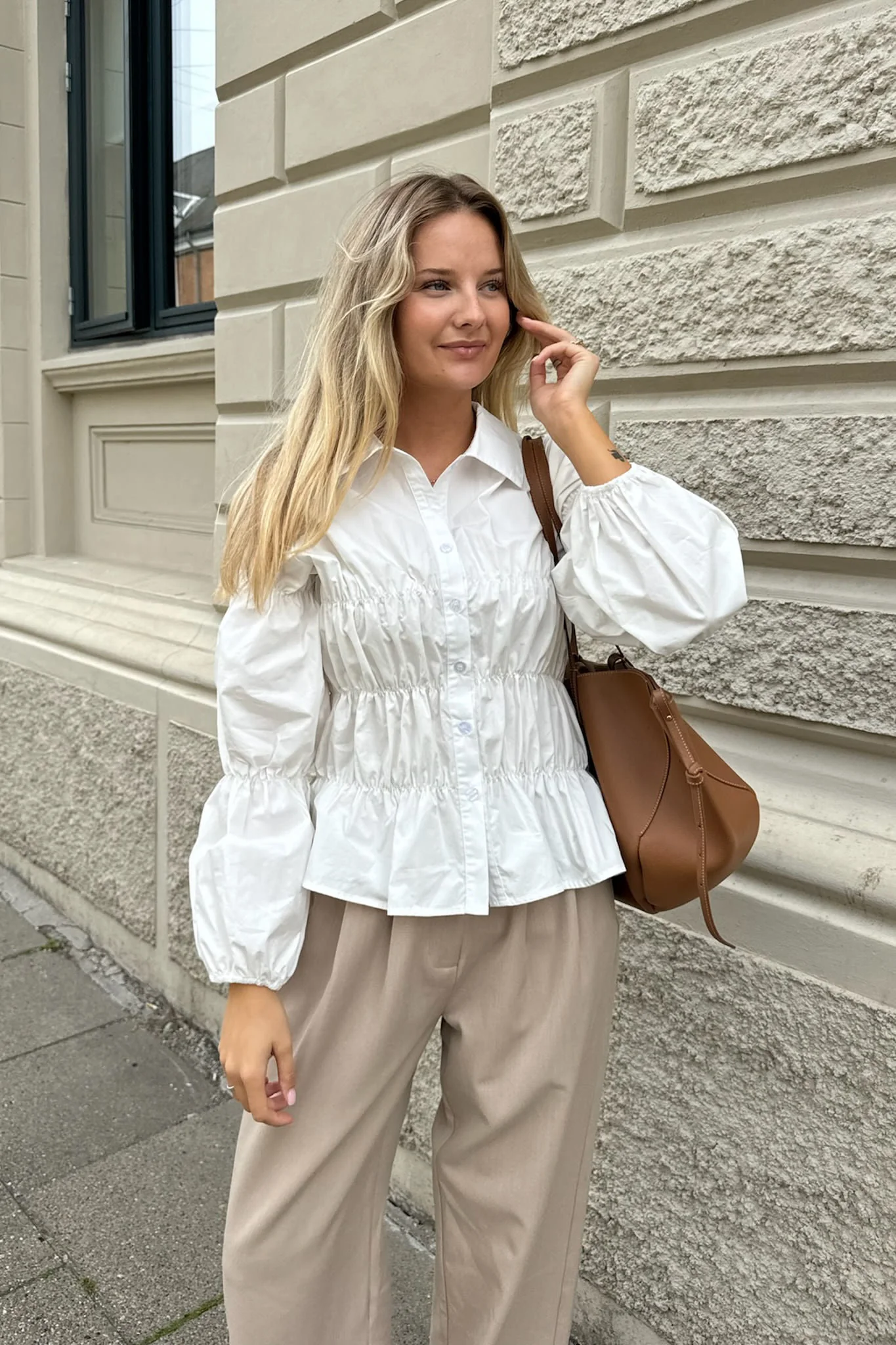 SallyIC Smock Shirt - White - Image 12