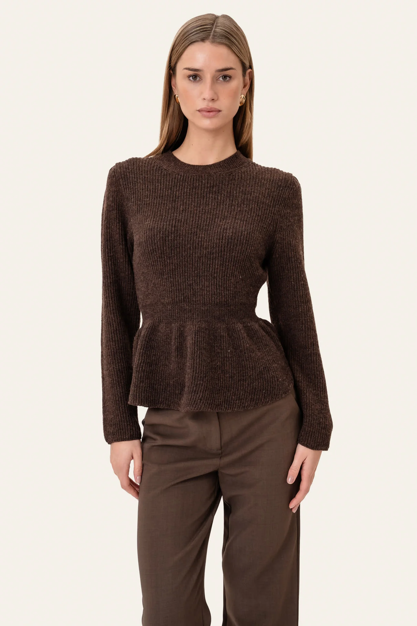 SaraIC Sweater - Dark Brown - Image 3