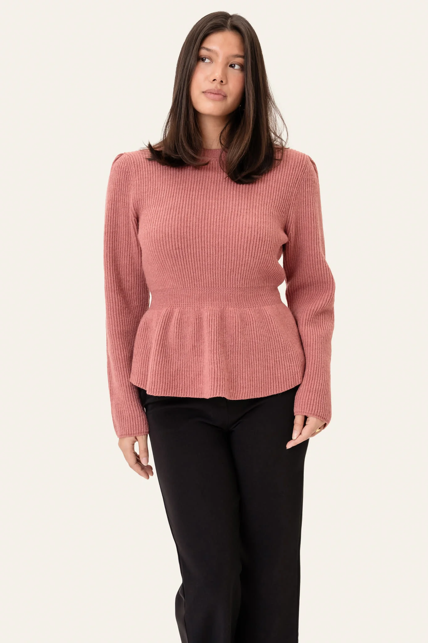 SaraIC Sweater - Dusty Rose - Image 3