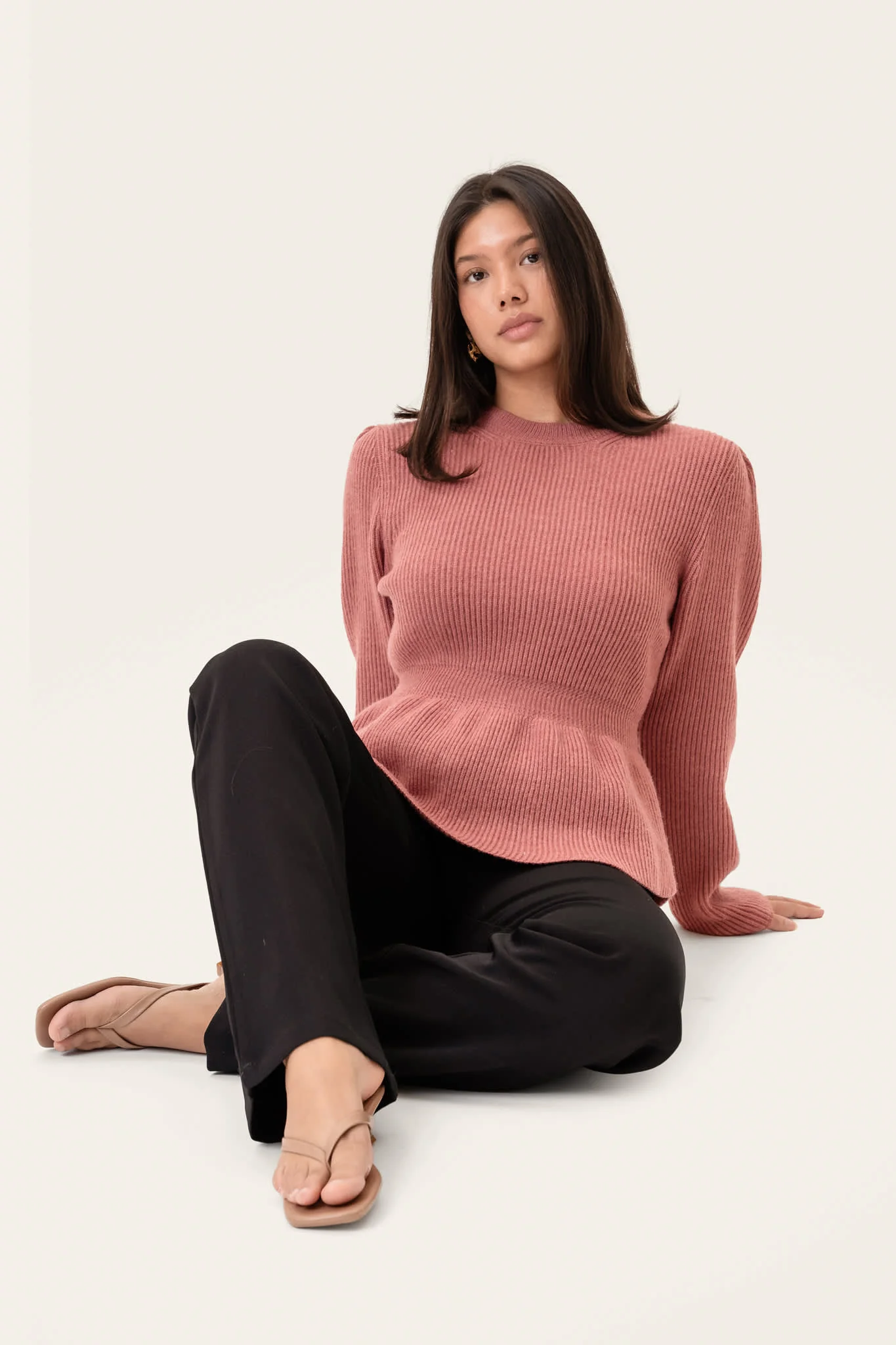 SaraIC Sweater - Dusty Rose - Image 4