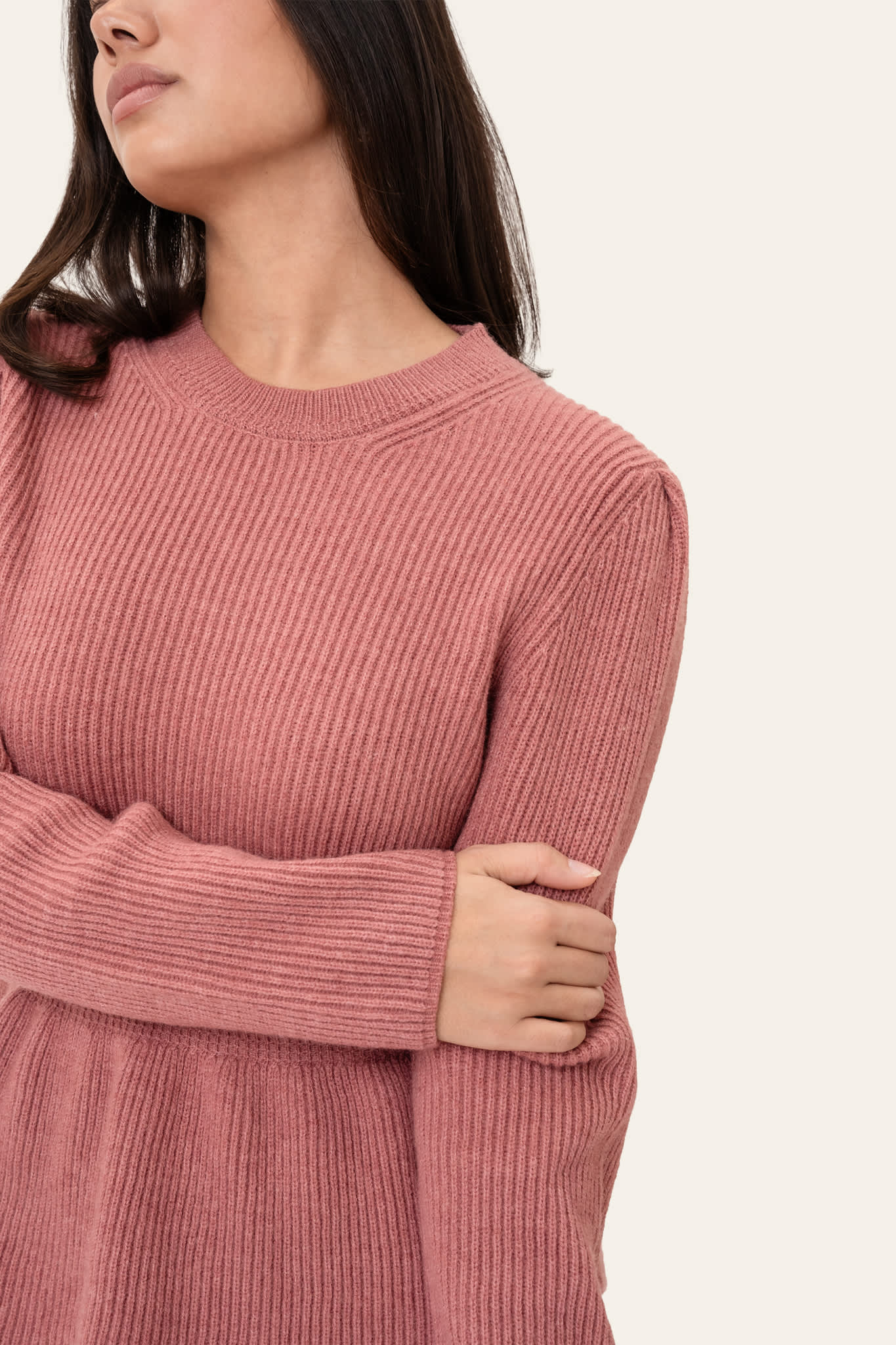 SaraIC Sweater - Dusty Rose - Image 5