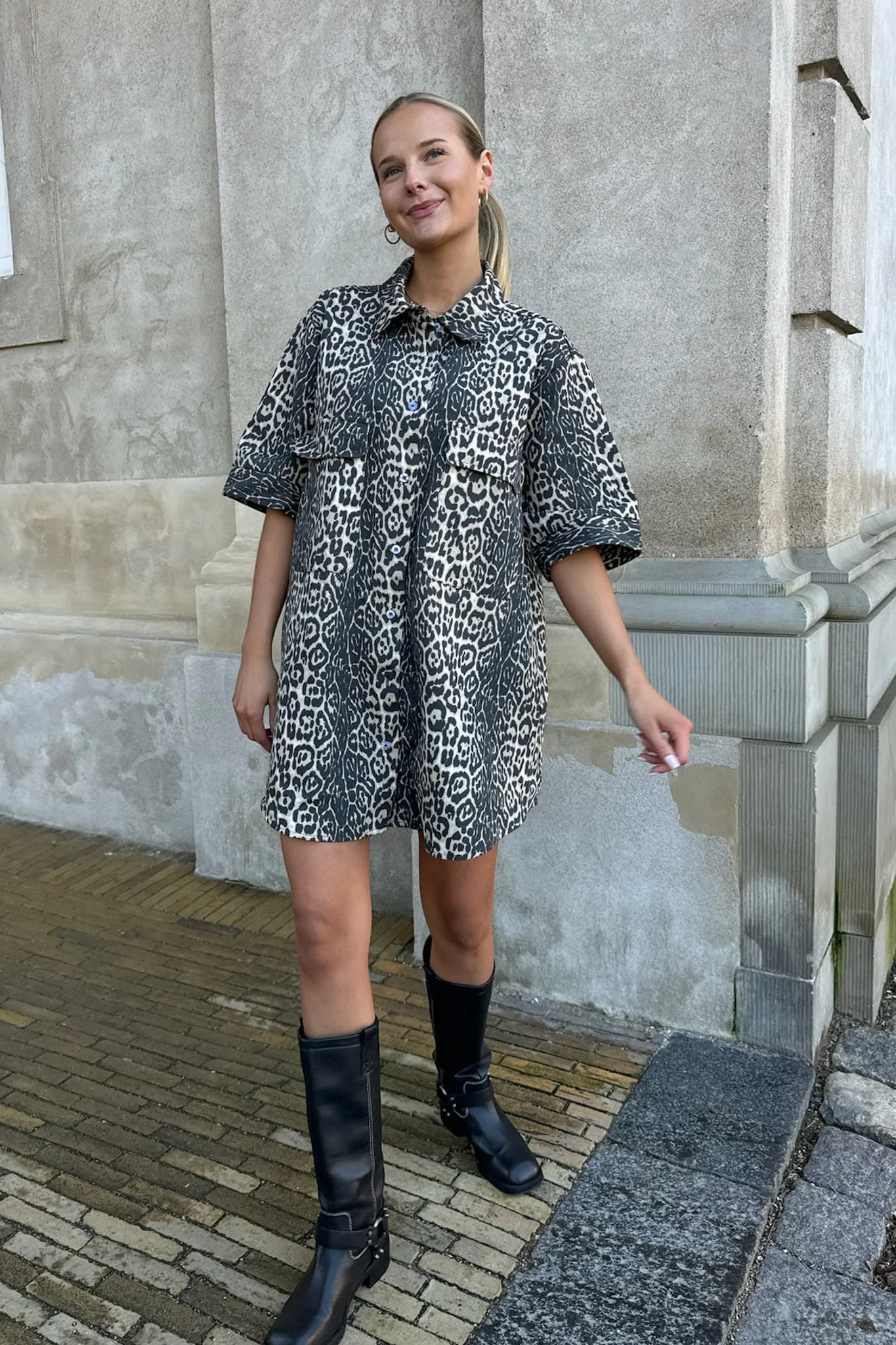 SeldaIC Shirt Dress - Leo Print - Image 11