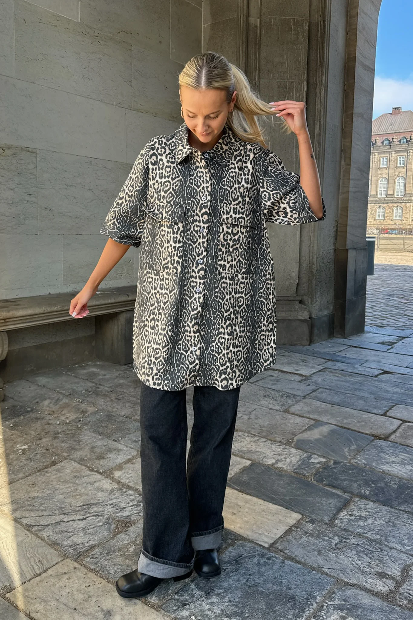 SeldaIC Shirt Dress - Leo Print - Image 6