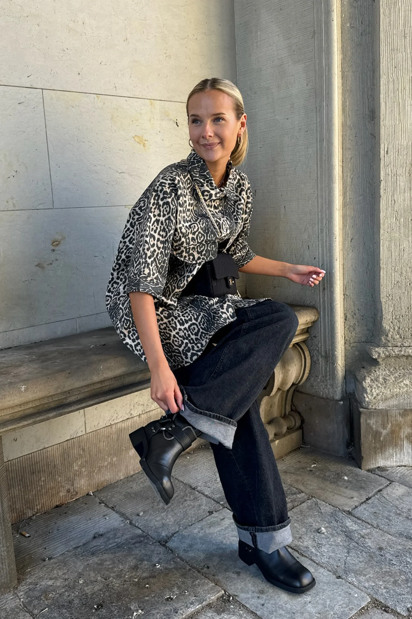 SeldaIC Shirt Dress - Leo Print - Image 8