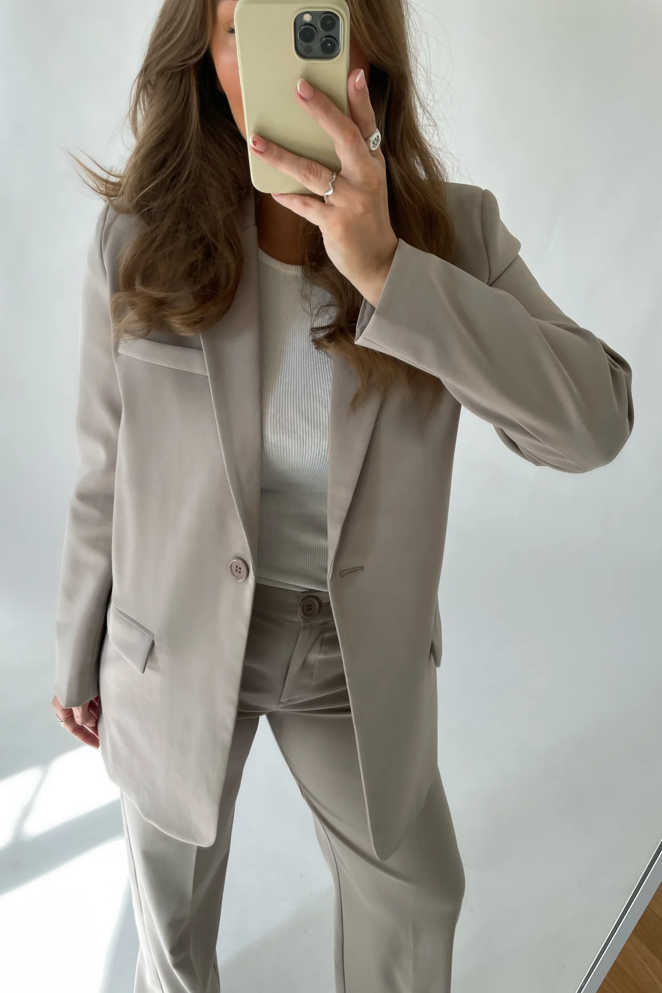 SelmaIC Blazer - Dark Beige - Image 3