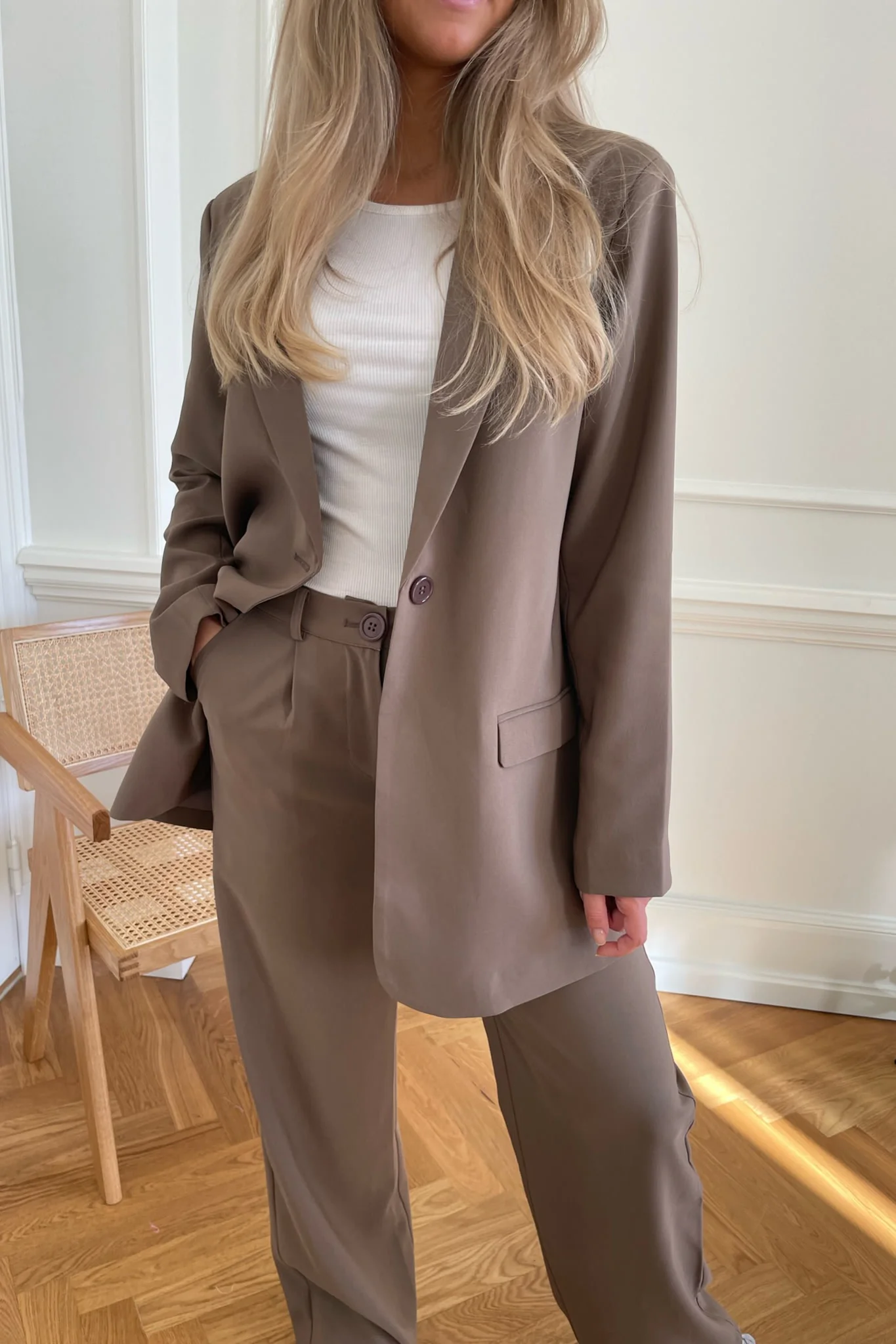 SelmaIC Blazer - Dark Taupe - Image 2