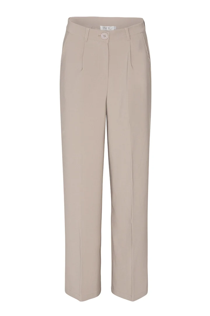 SelmaIC Wide Pants - Dark Beige - Image 8