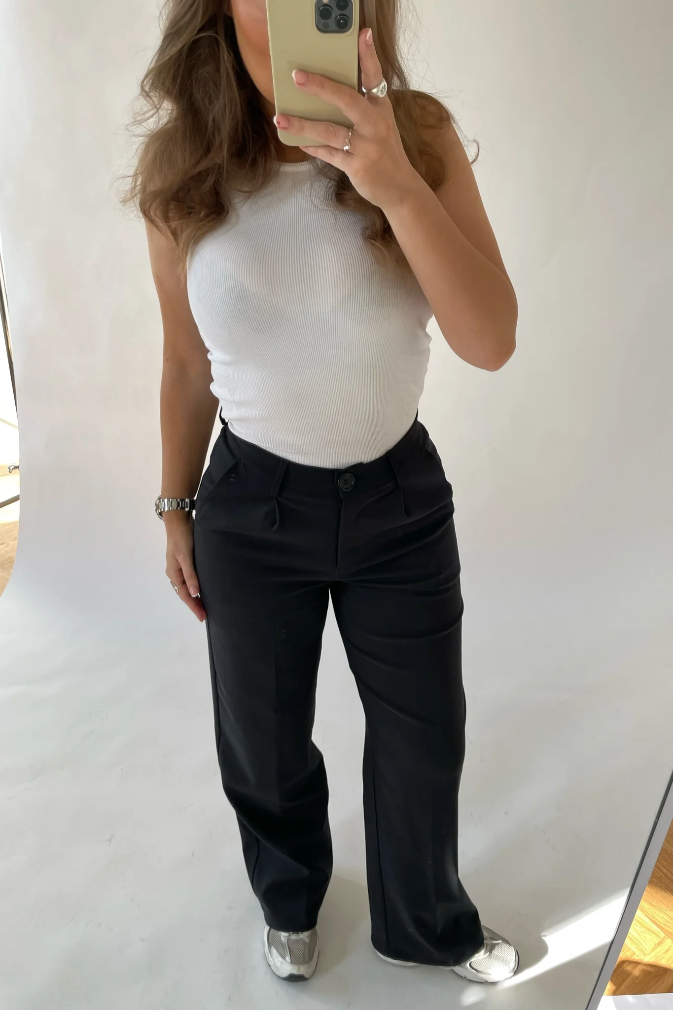 SelmaIC Wide Pants - Black - Image 6