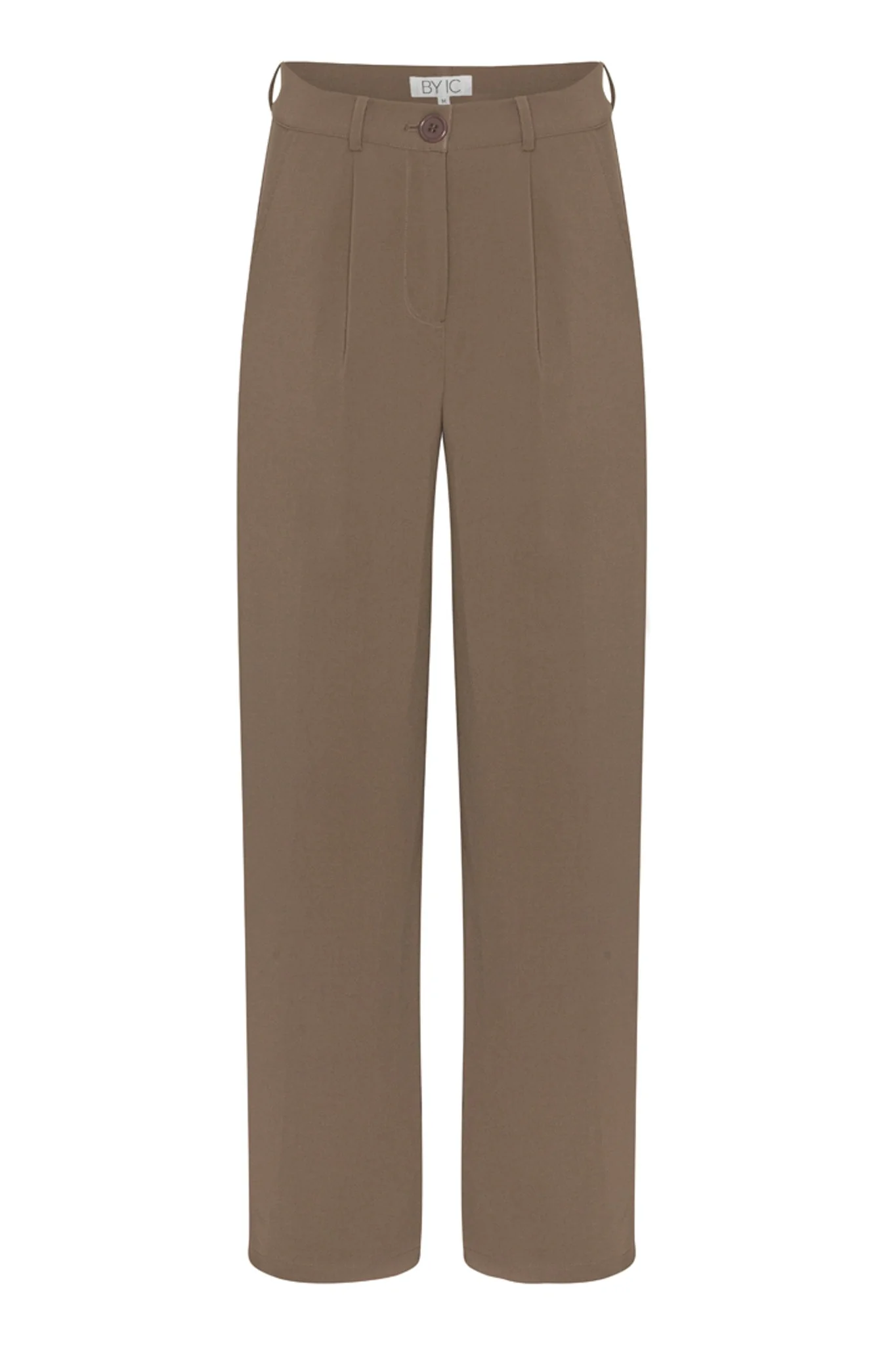 SelmaIC Wide Pants - Dark Taupe - Image 9