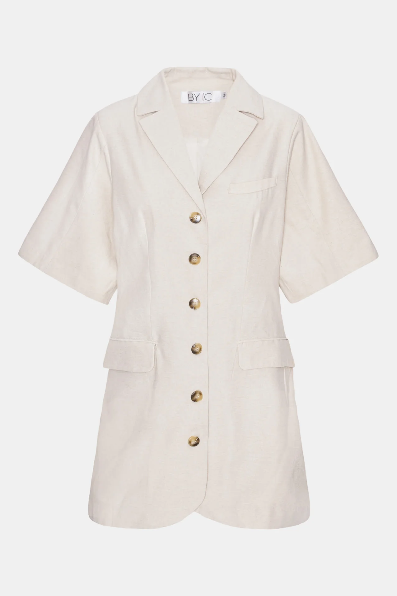SelmaIC Blazer Dress - Beige Linen - Image 13