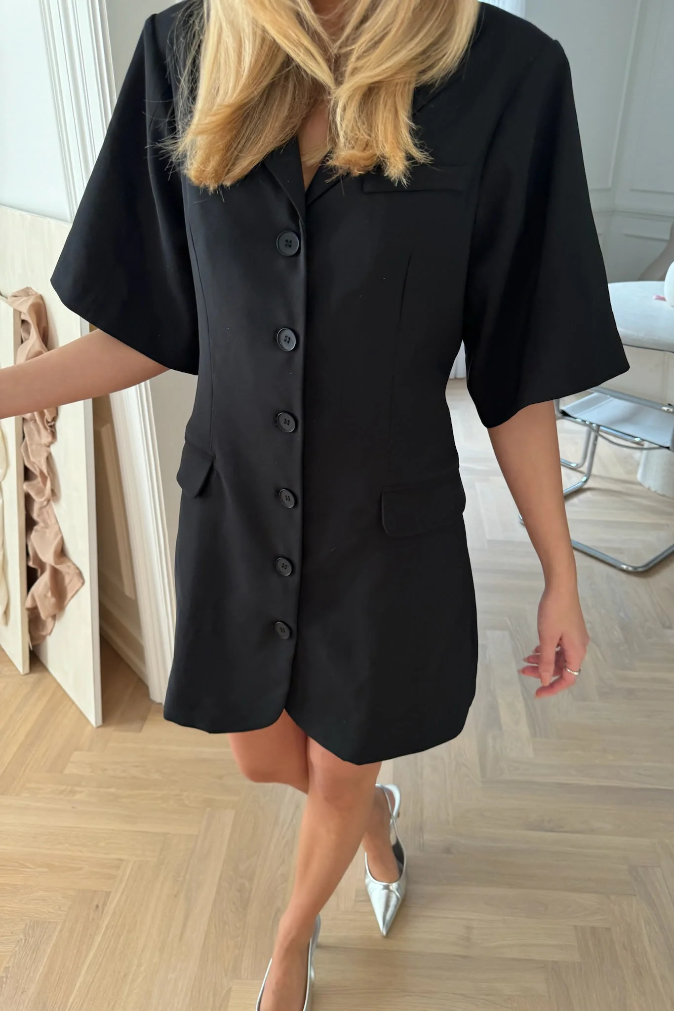 SelmaIC Blazer Dress - Black - Image 2