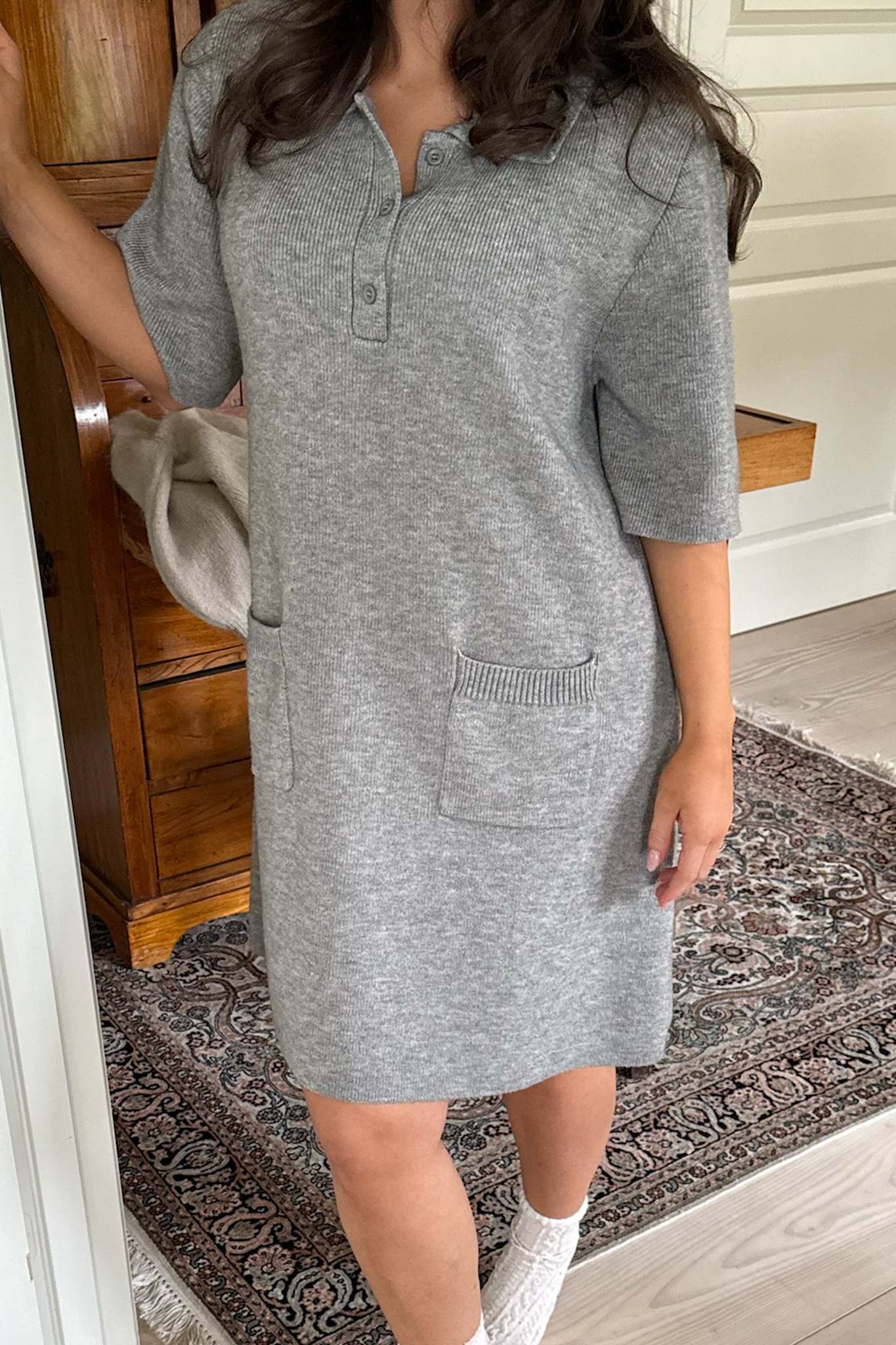 SifIC Knit Dress - Grey - Image 2