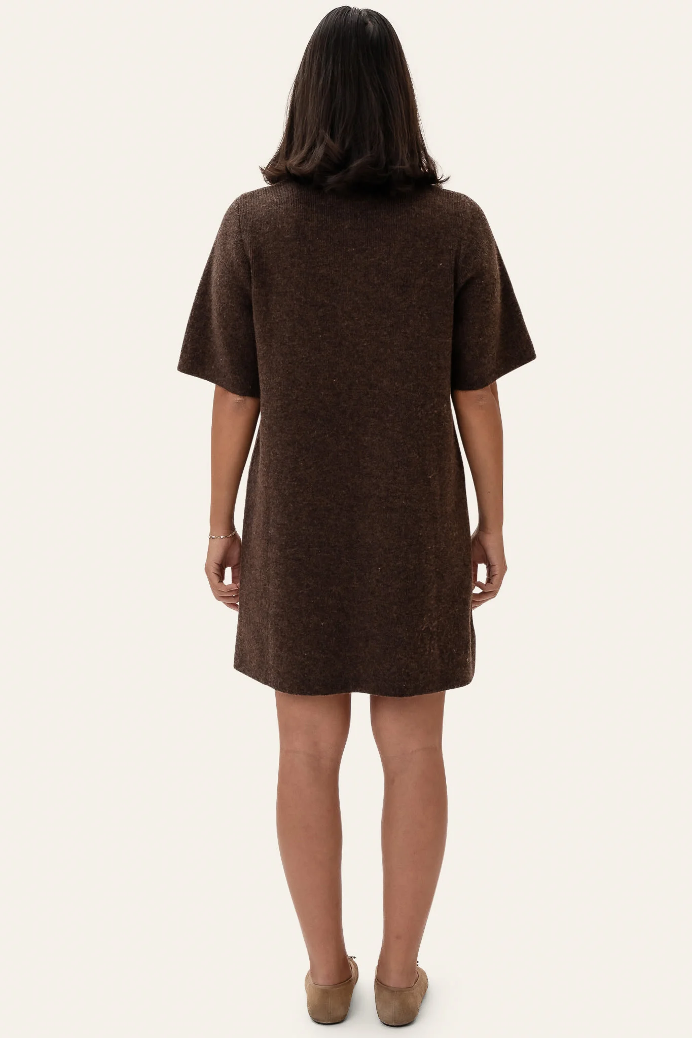 SifIC Knit Dress - Dark Brown - Image 4