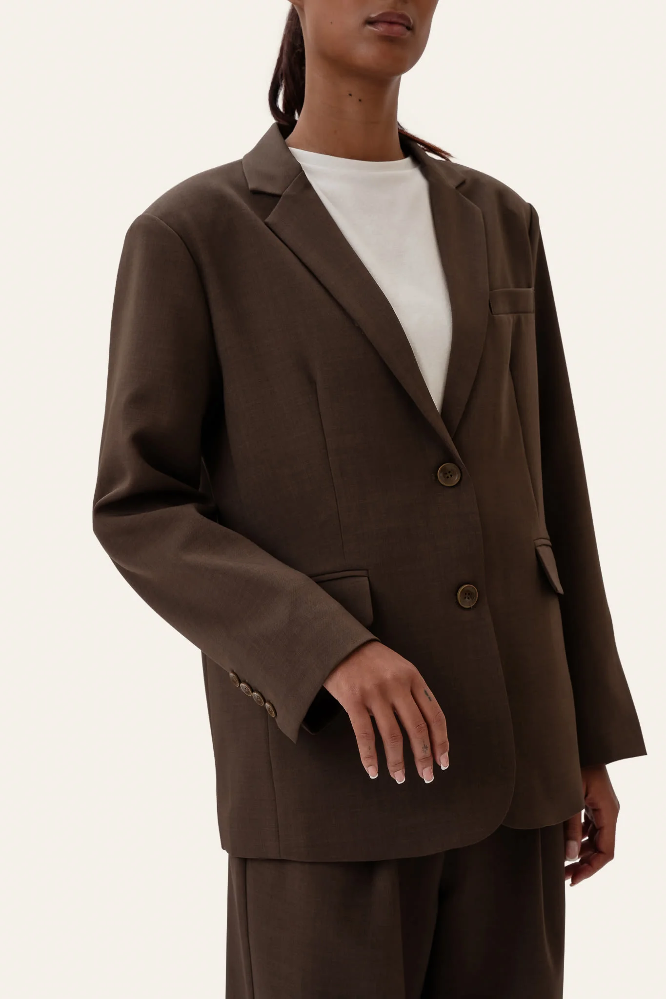 SignatureIC Blazer - Dark Brown - Image 4