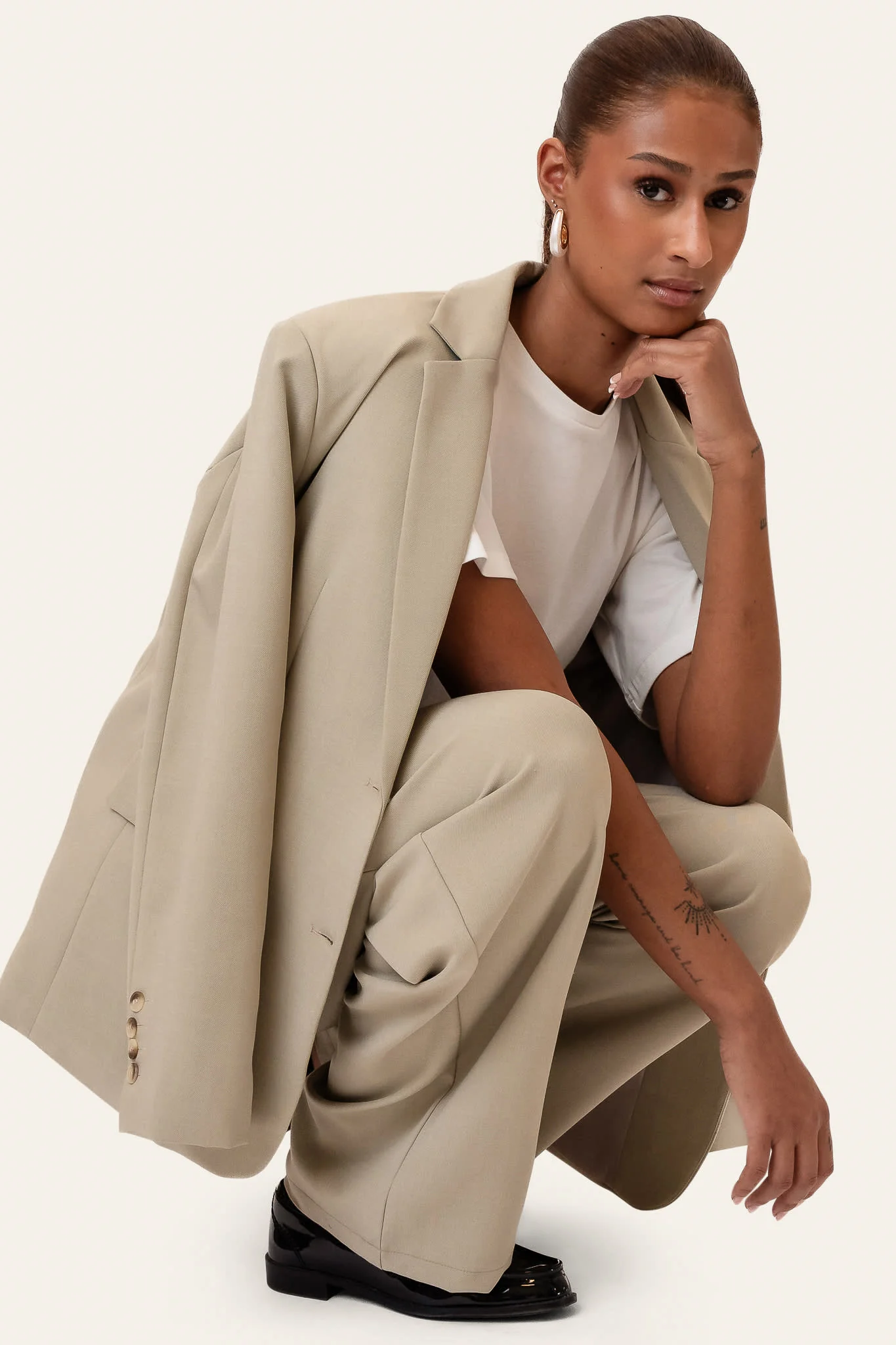 SignatureIC Blazer - Dusty Beige - Image 4