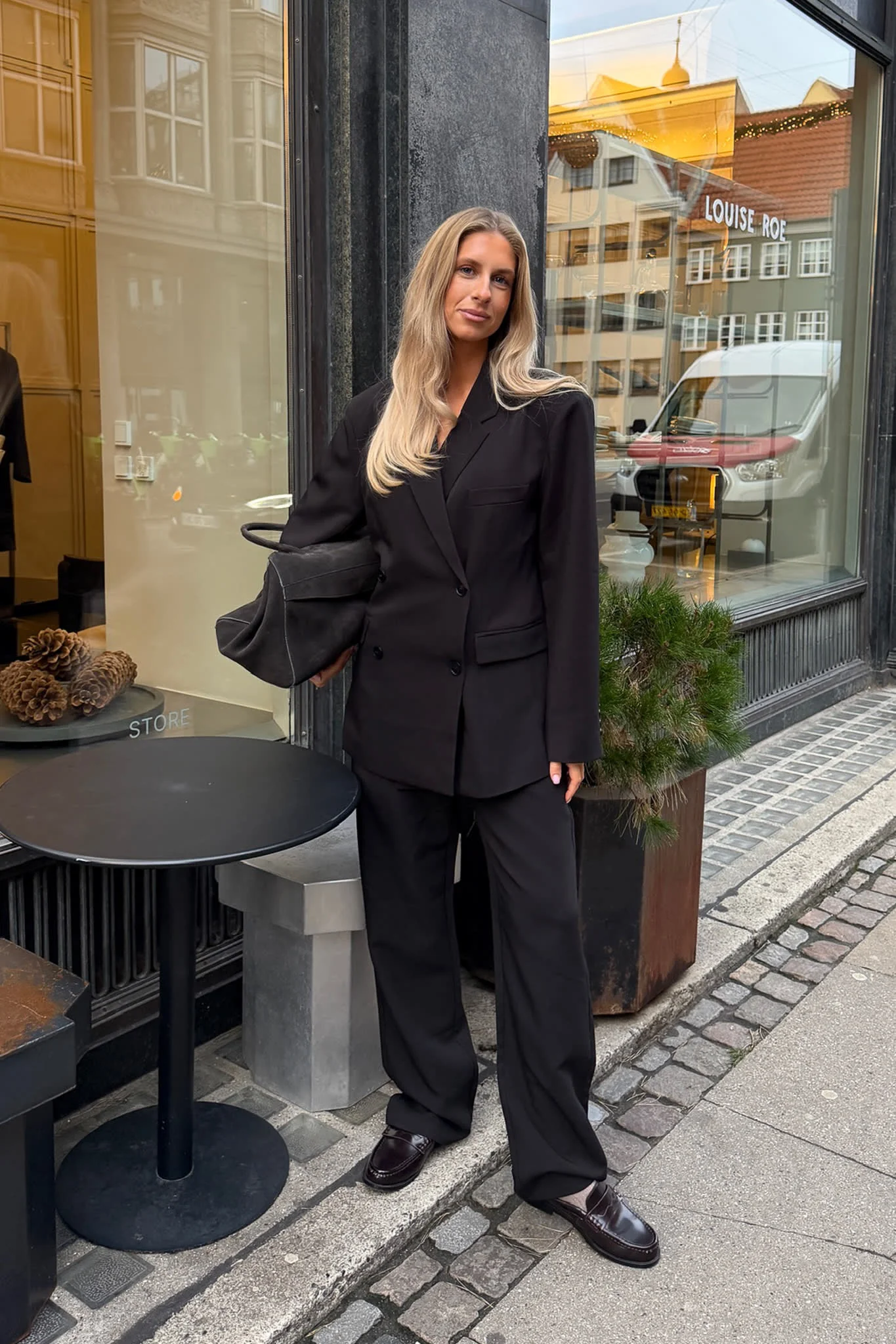 SignatureIC Double Breasted Blazer - Black - Image 8