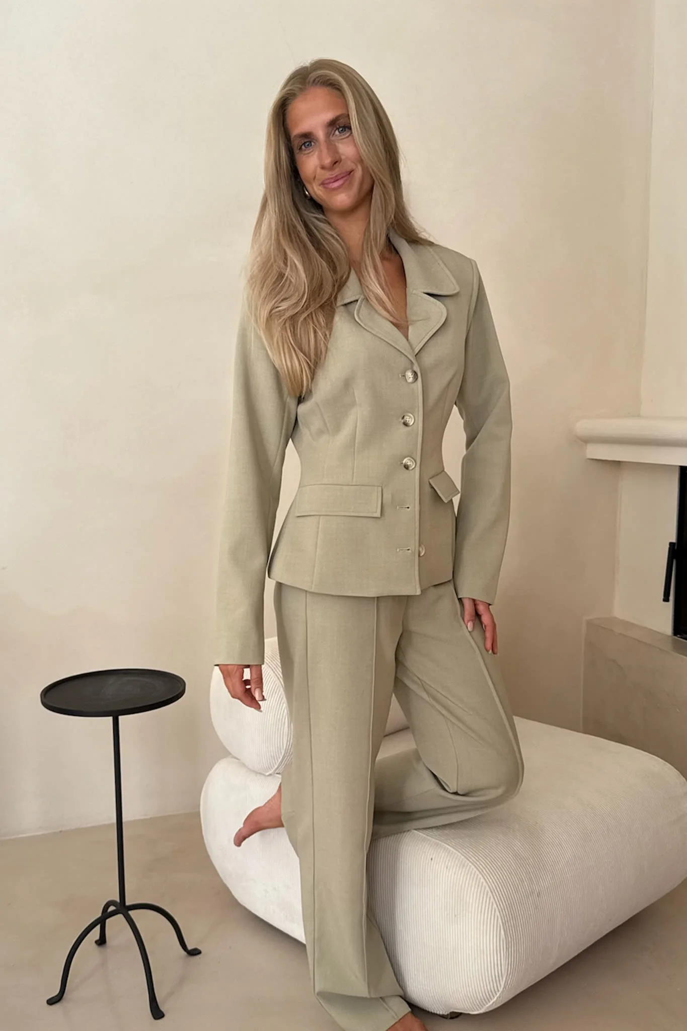 SignatureIC Press Pants - Dusty Beige - Image 7