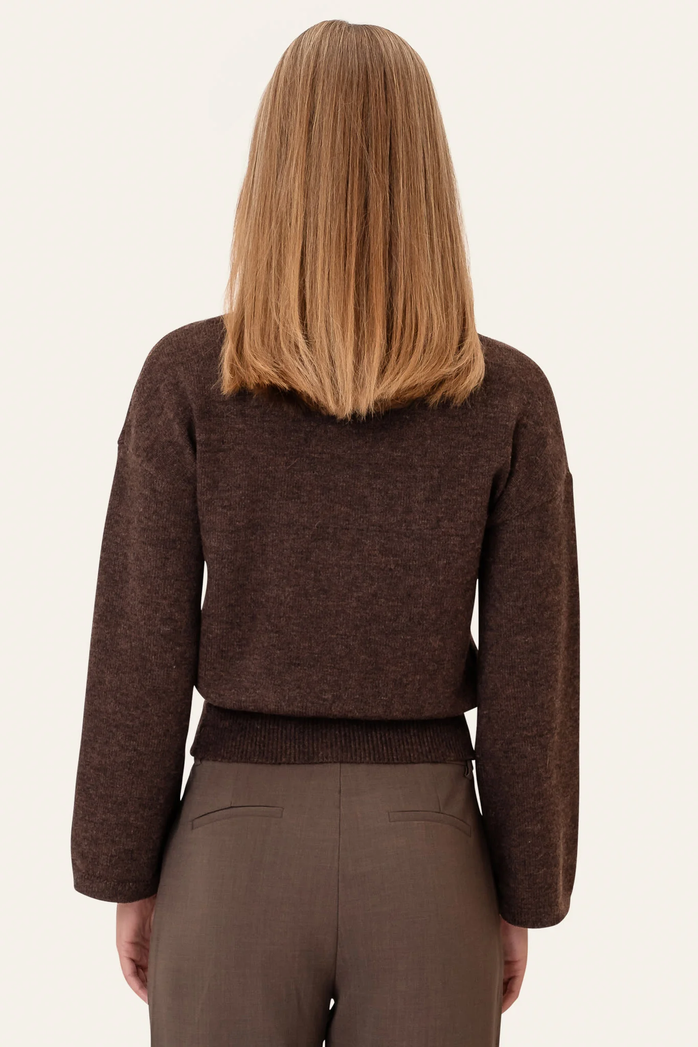 SigneIC Pullover - Dark Brown - Image 4