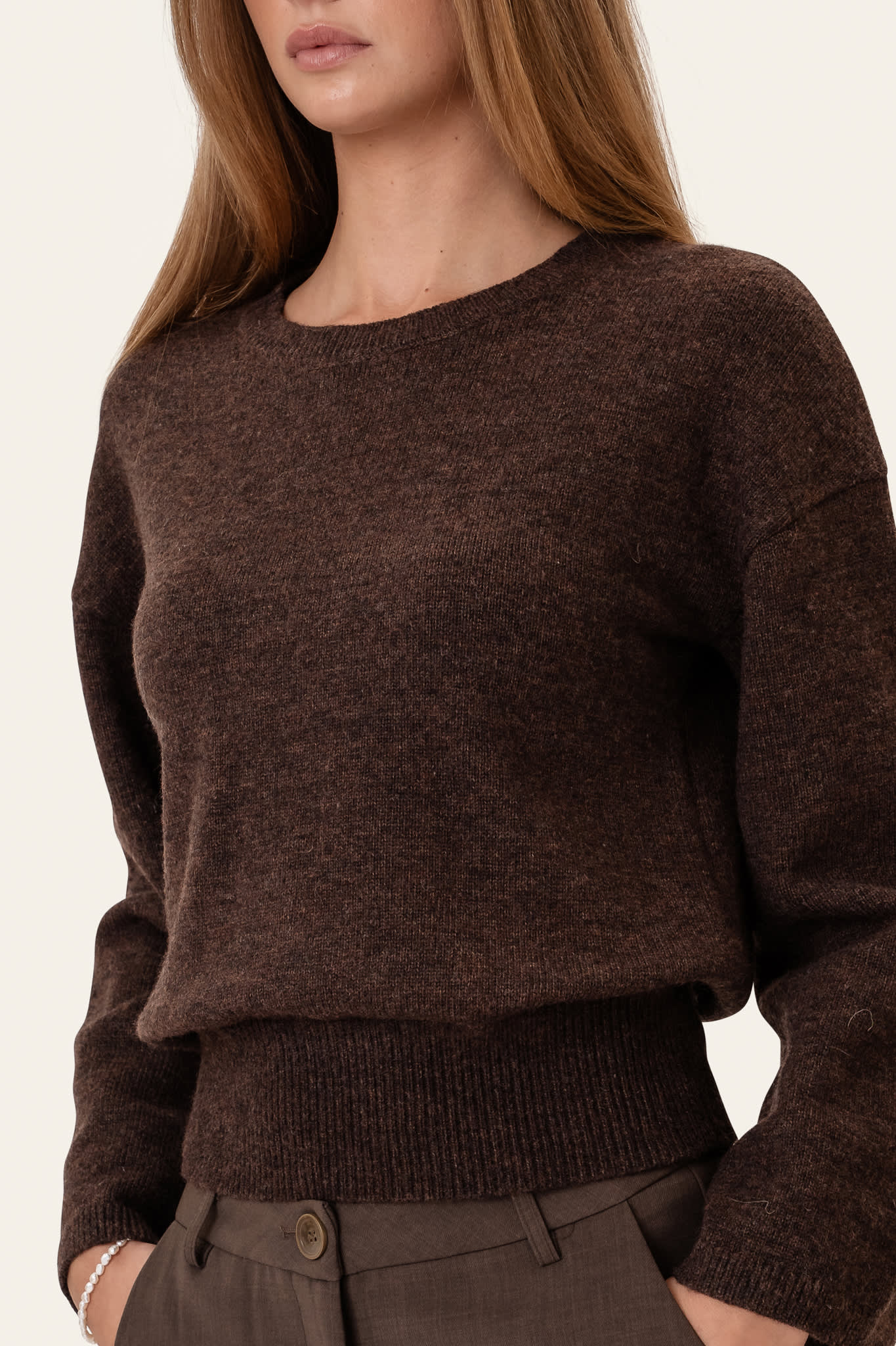 SigneIC Pullover - Dark Brown - Image 5