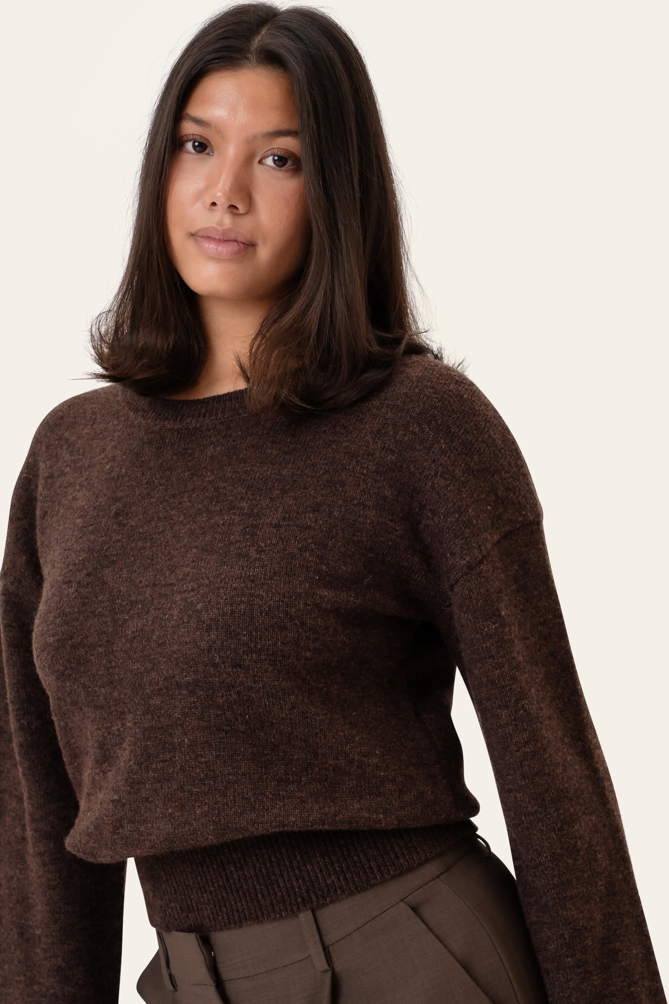 SigneIC Pullover - Dark Brown - Image 7