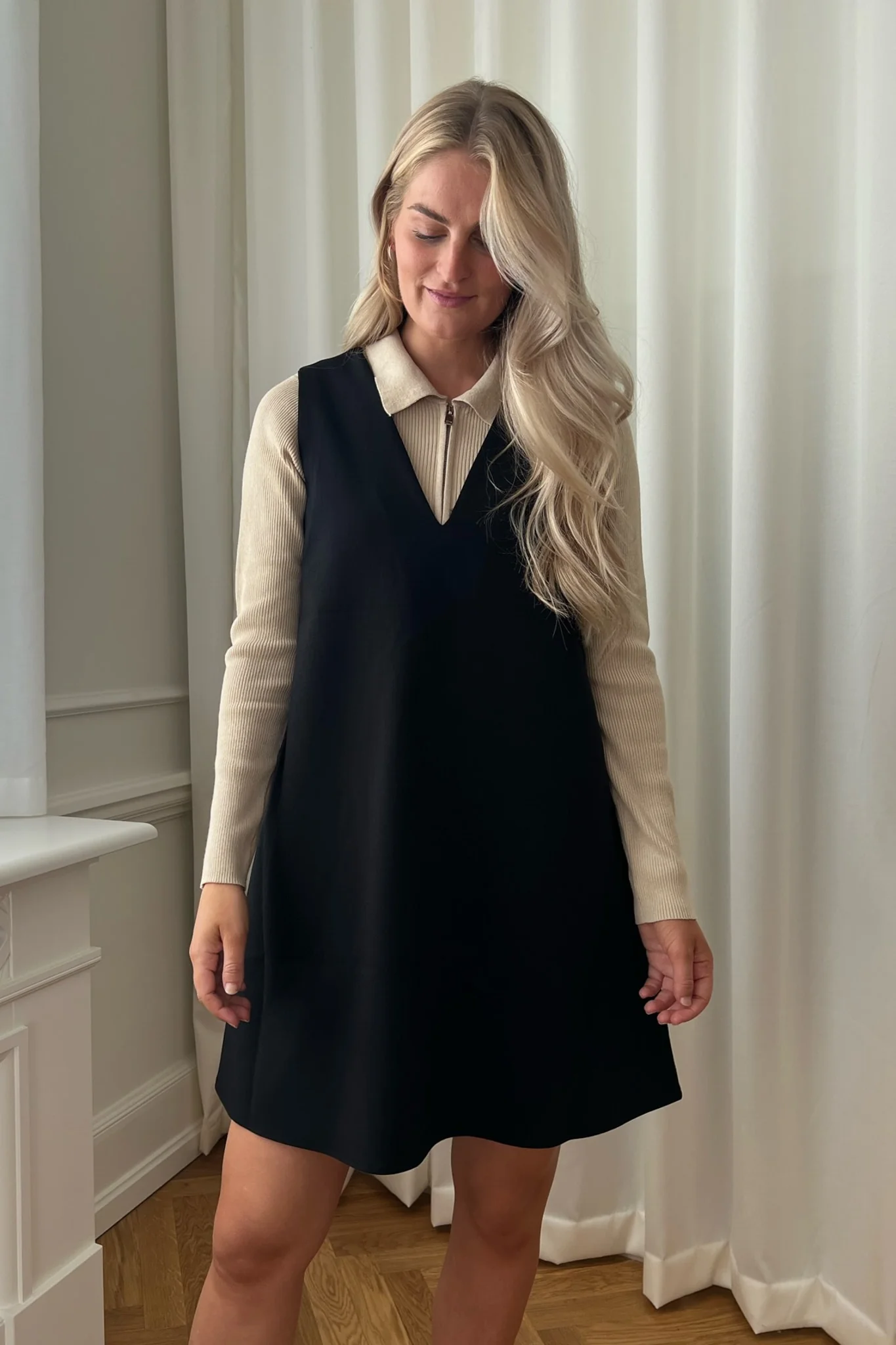 OBJSigrid Mira SL Dress - Black - Image 2