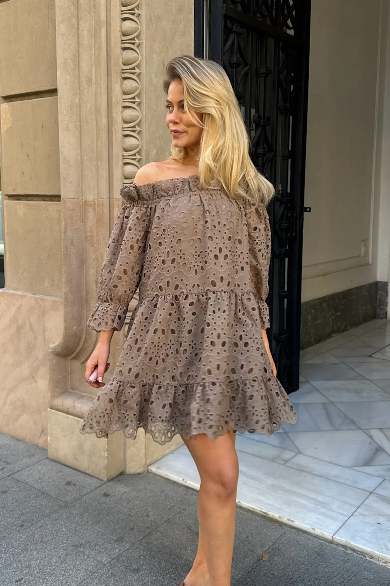 SigridIC Dress - Mocca - Image 2