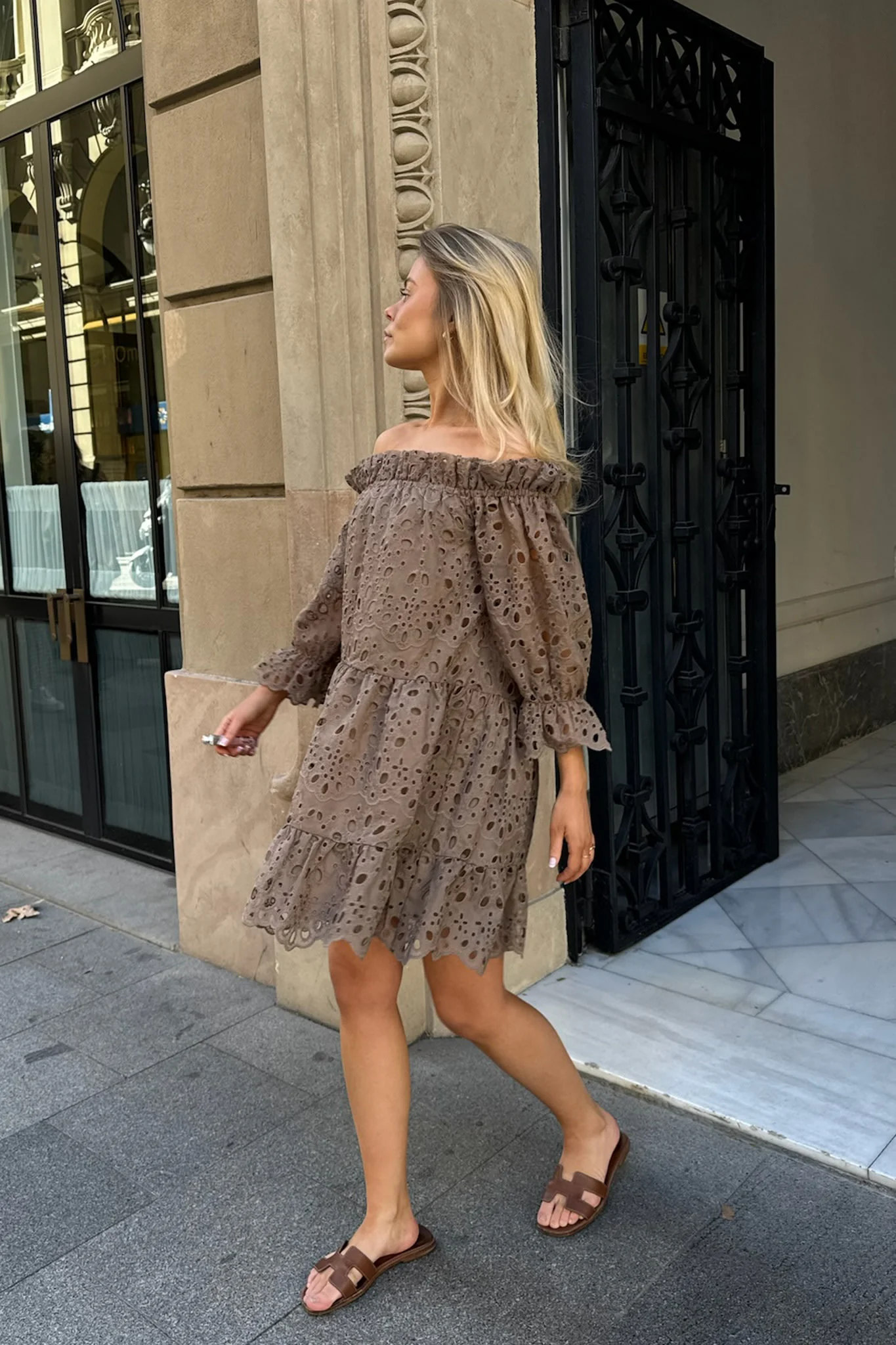 SigridIC Dress - Mocca - Image 4