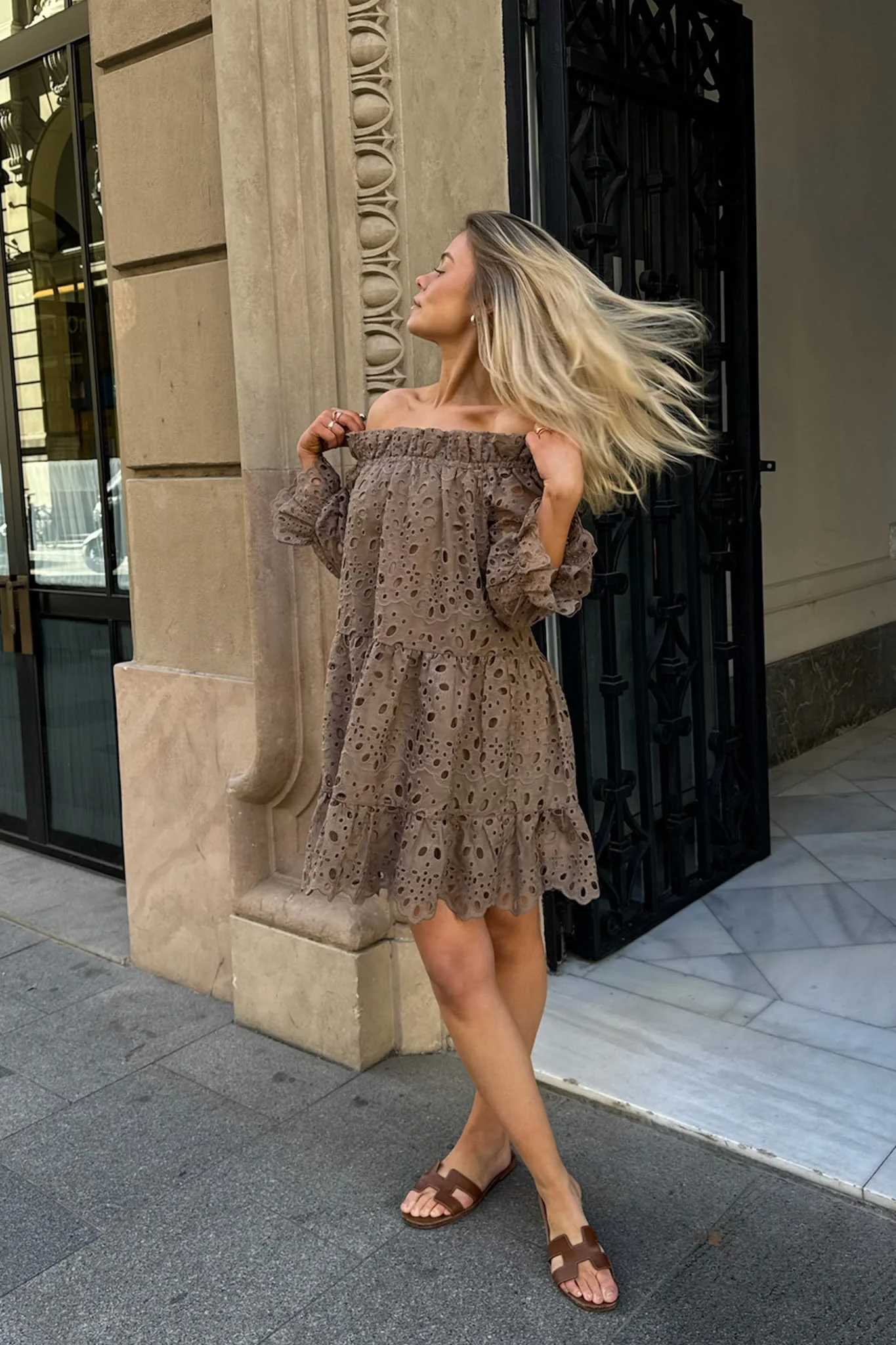 SigridIC Dress - Mocca - Image 7