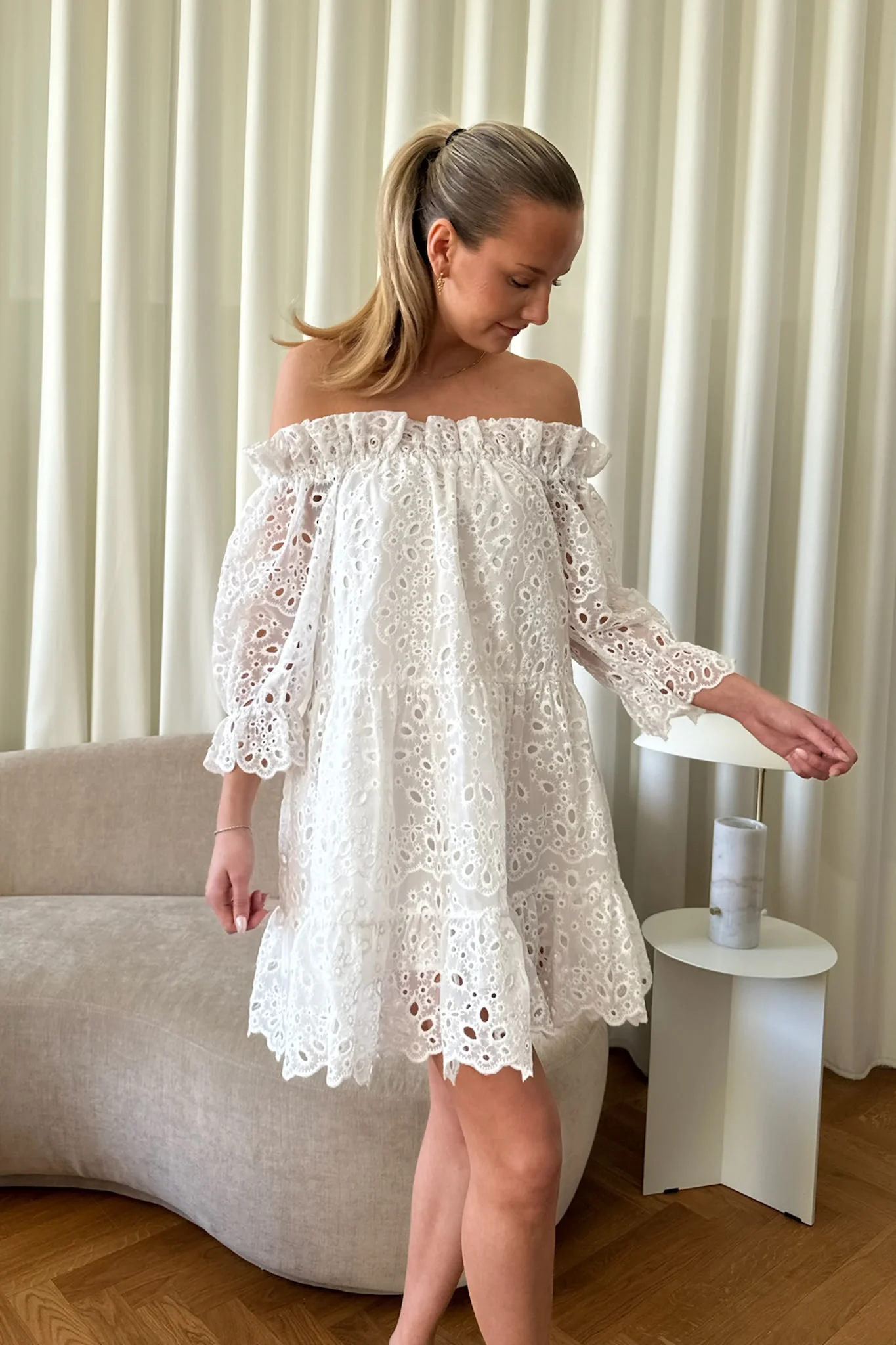 SigridIC Dress - White - Image 3