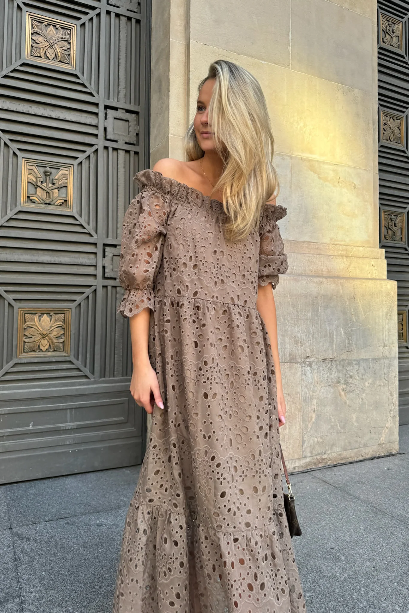 SigridIC Long Dress - Mocca - Image 5