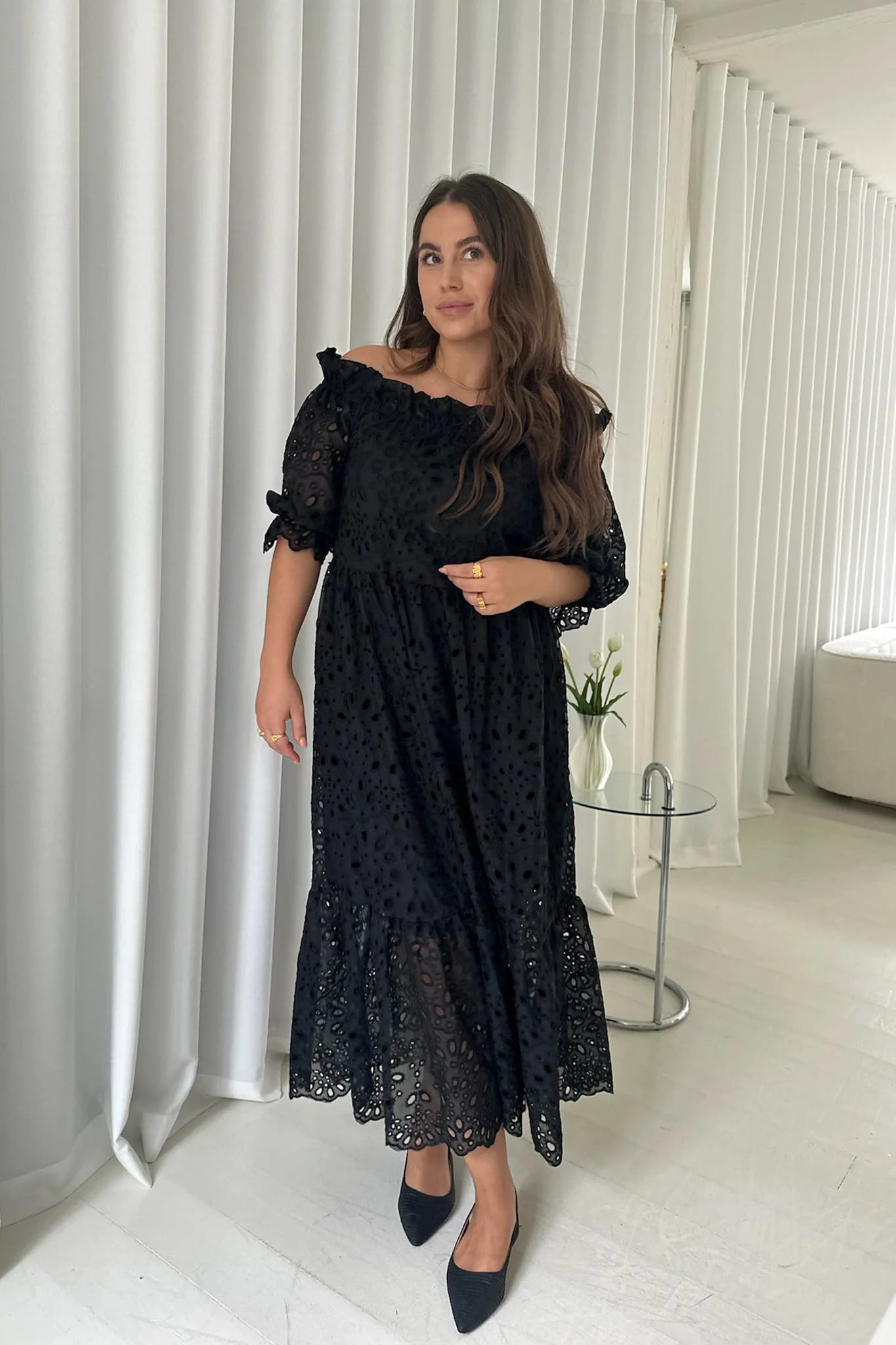 SigridIC Long Dress - Black - Image 10